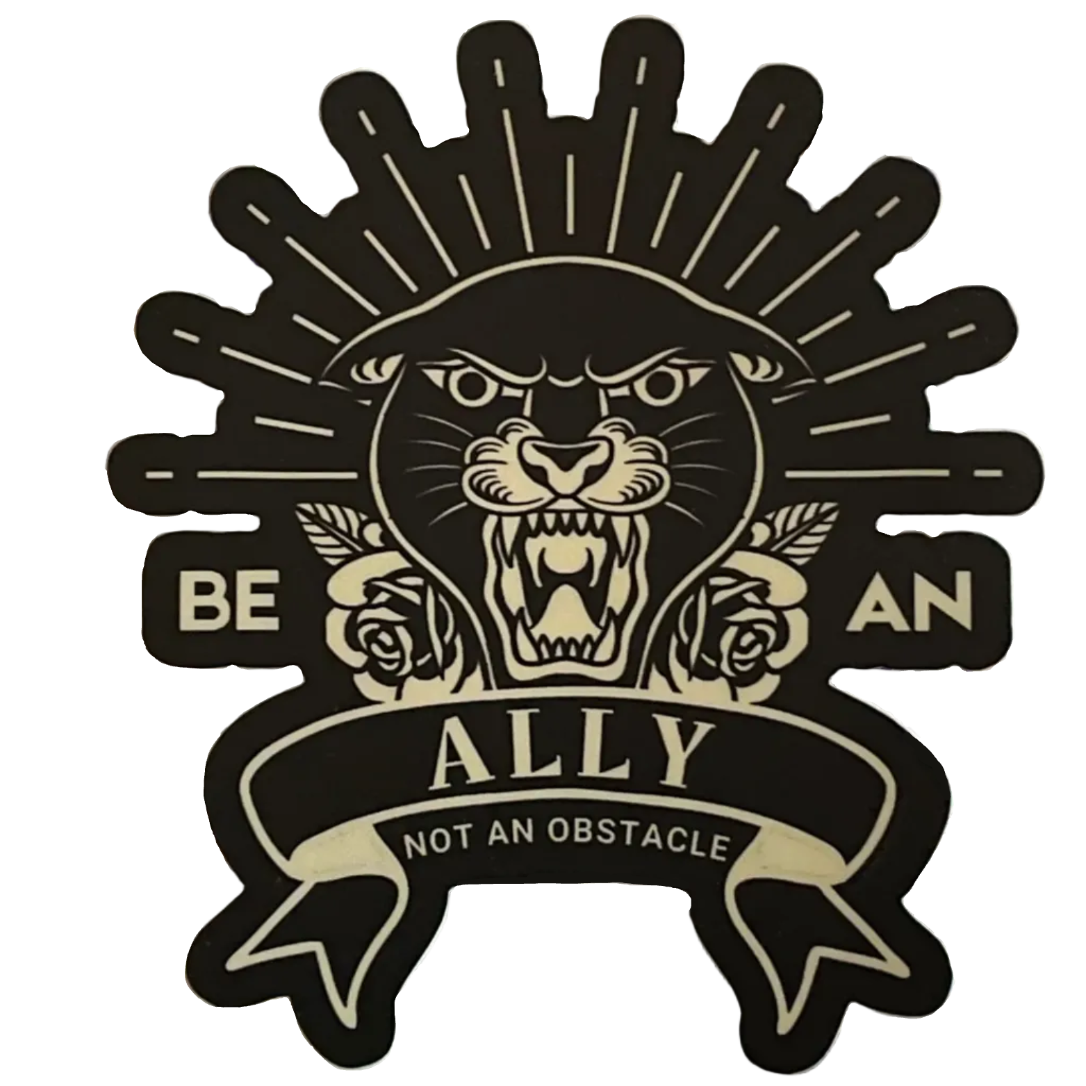 Be An Ally, Not An Obstacle Sticker