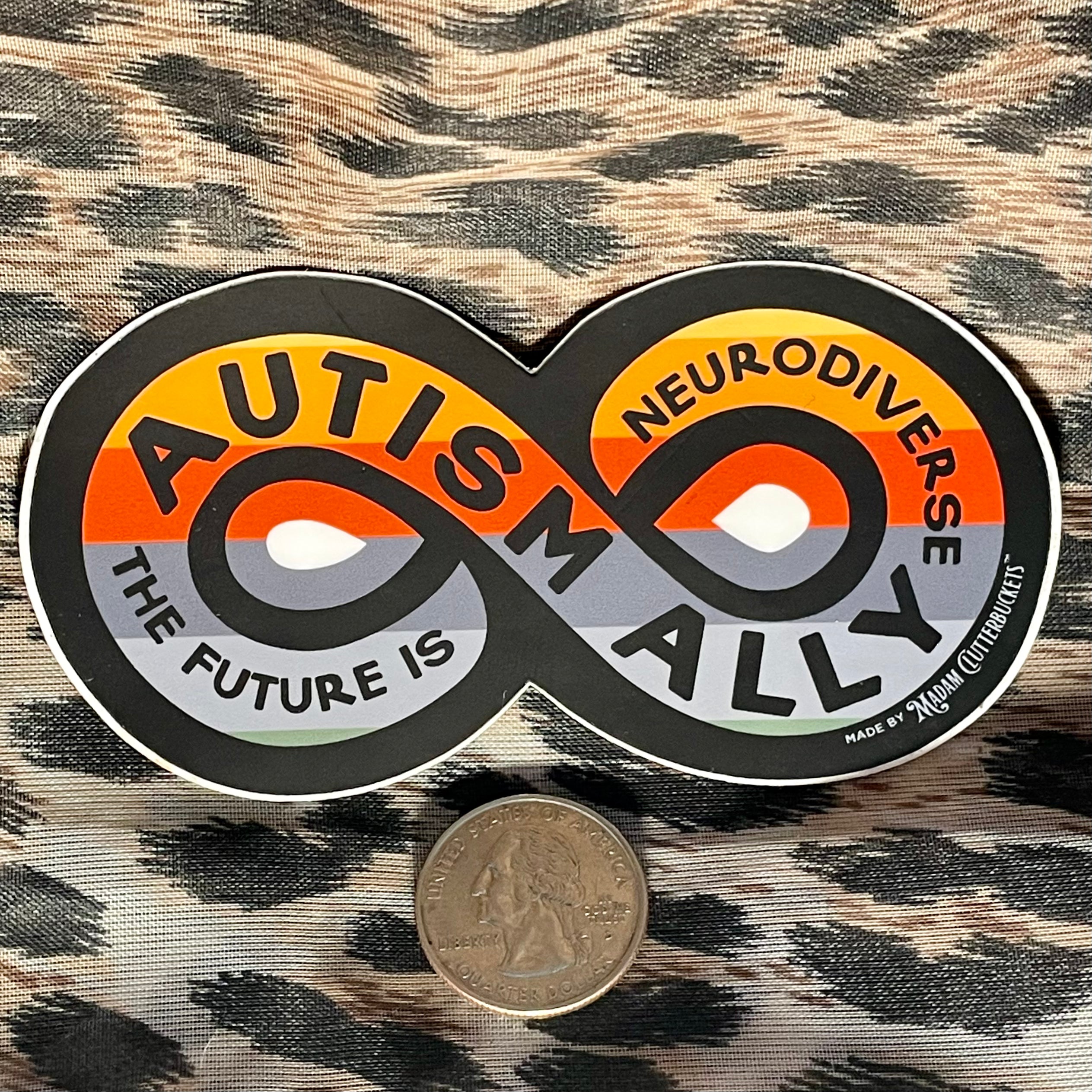 Autism Ally, The Future is Neurodiverse Sticker