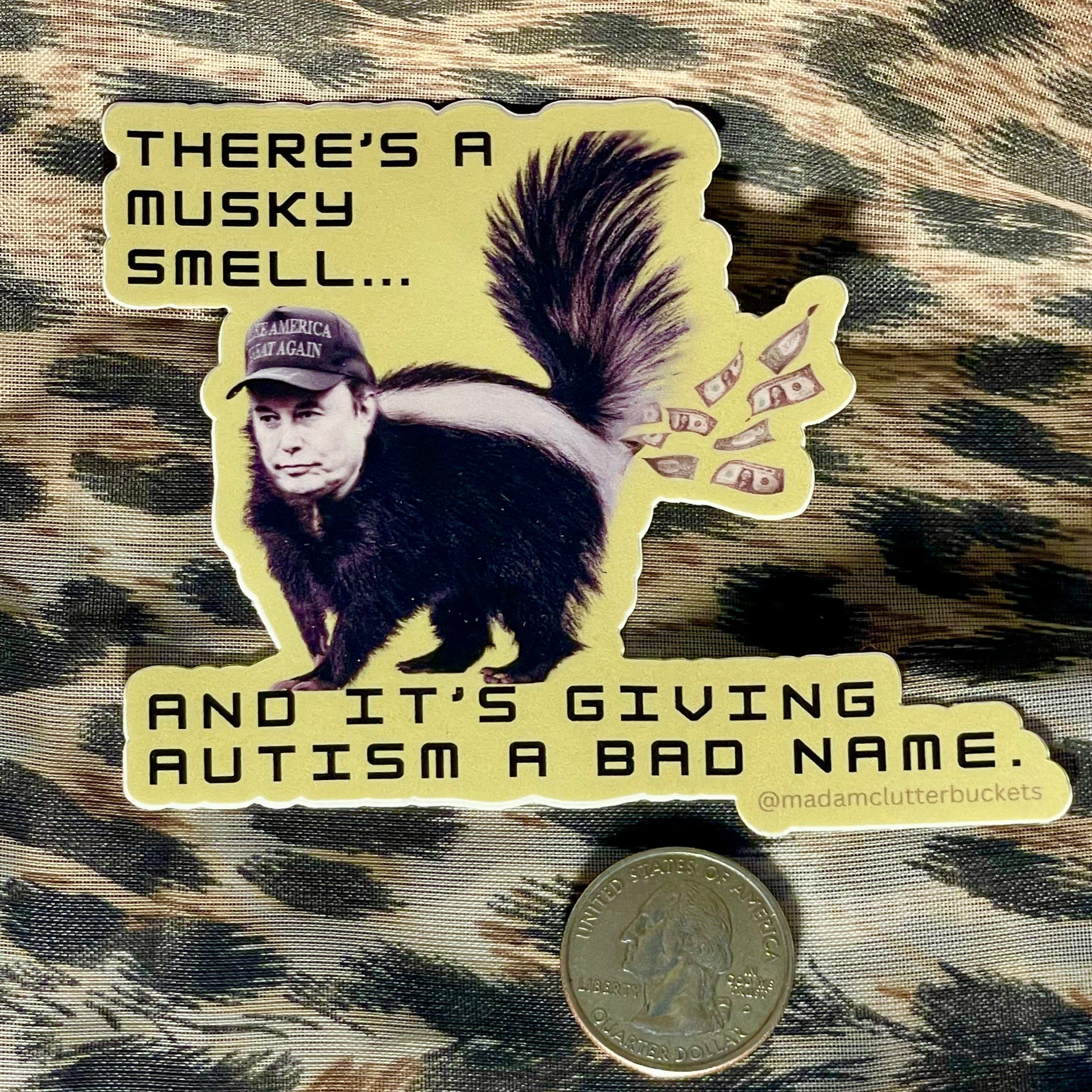 Giving Autism A Bad Name Sticker