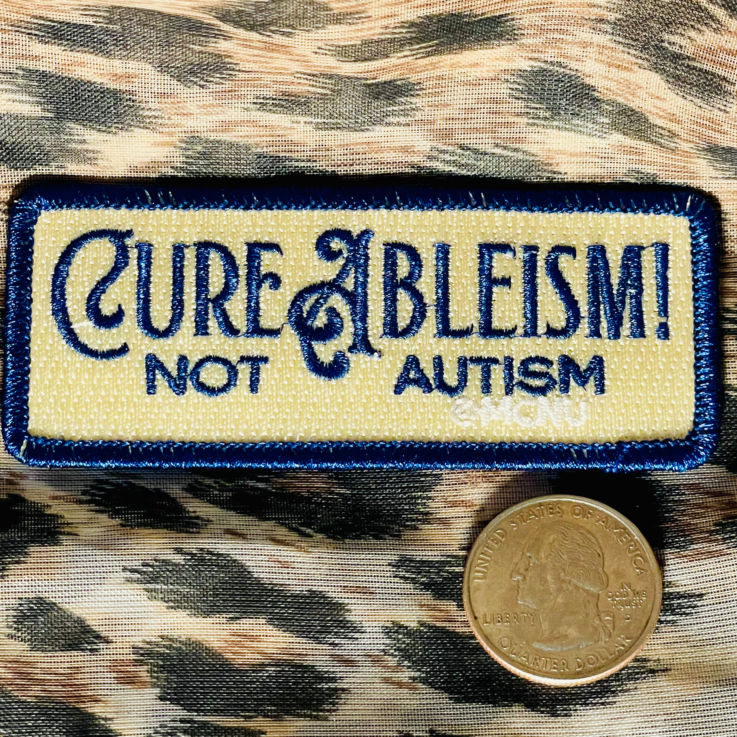 Cure Ableism, Not Autism! Patch
