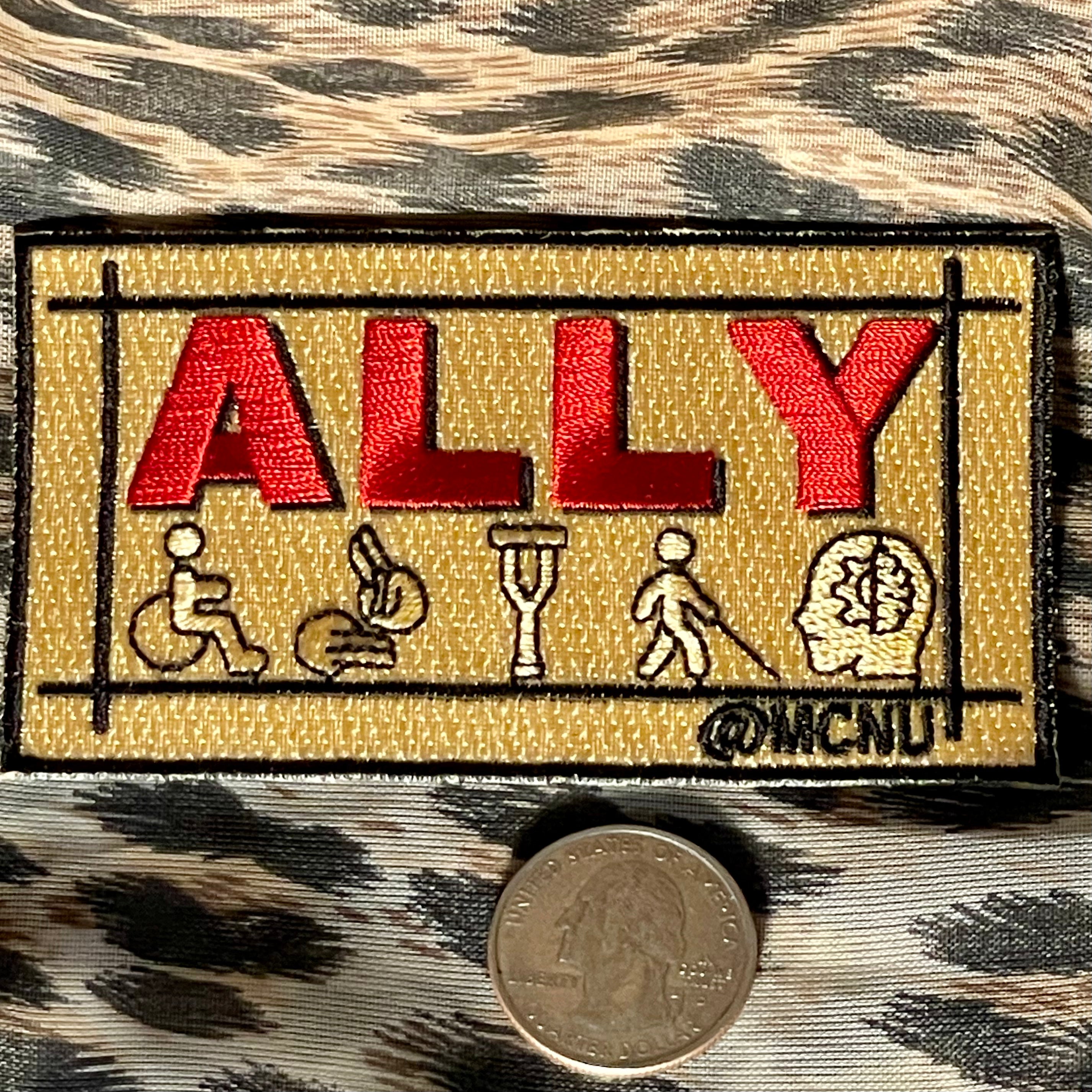 Disability ALLY Iron-on Patch