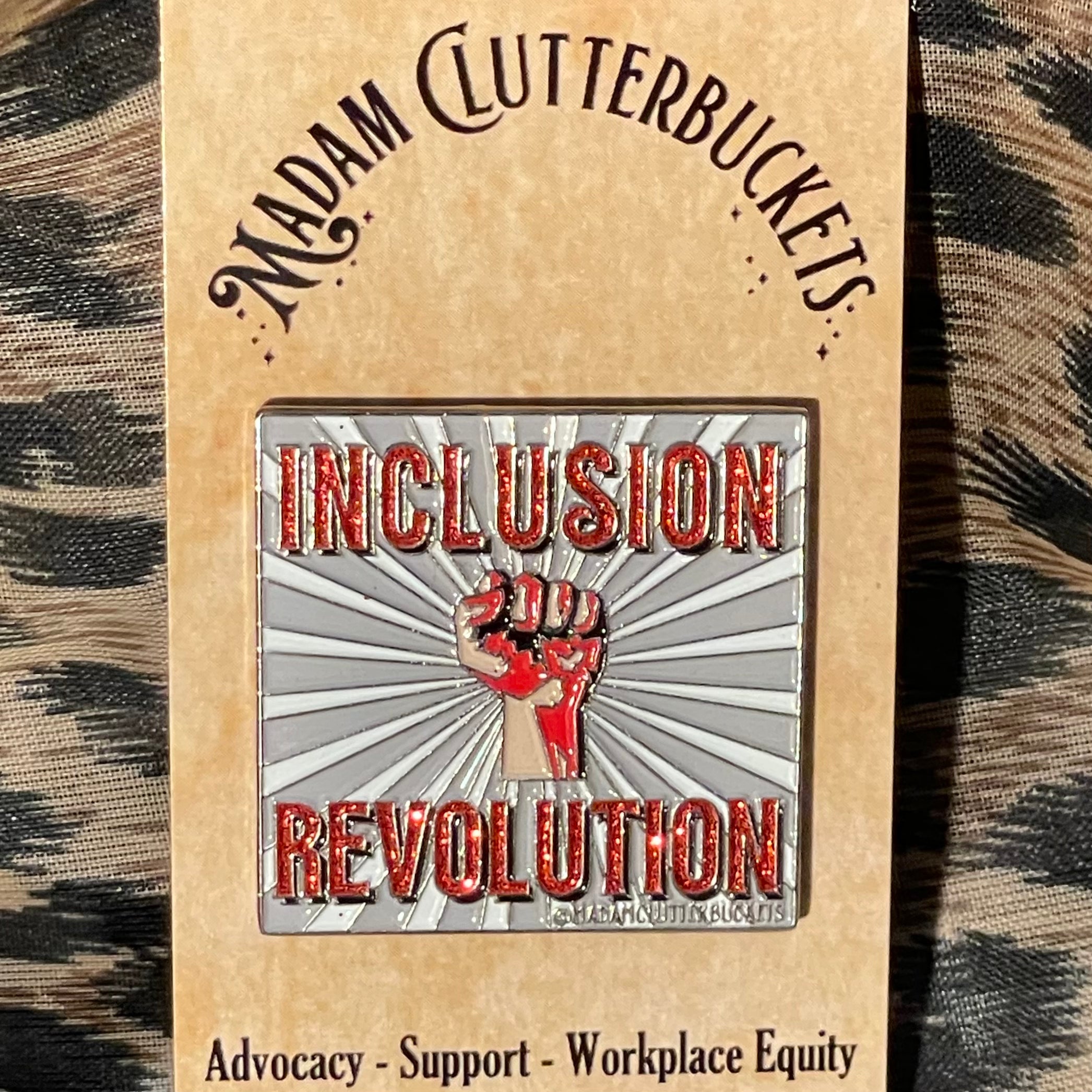 Inclusion Revolution Enamel Pin
