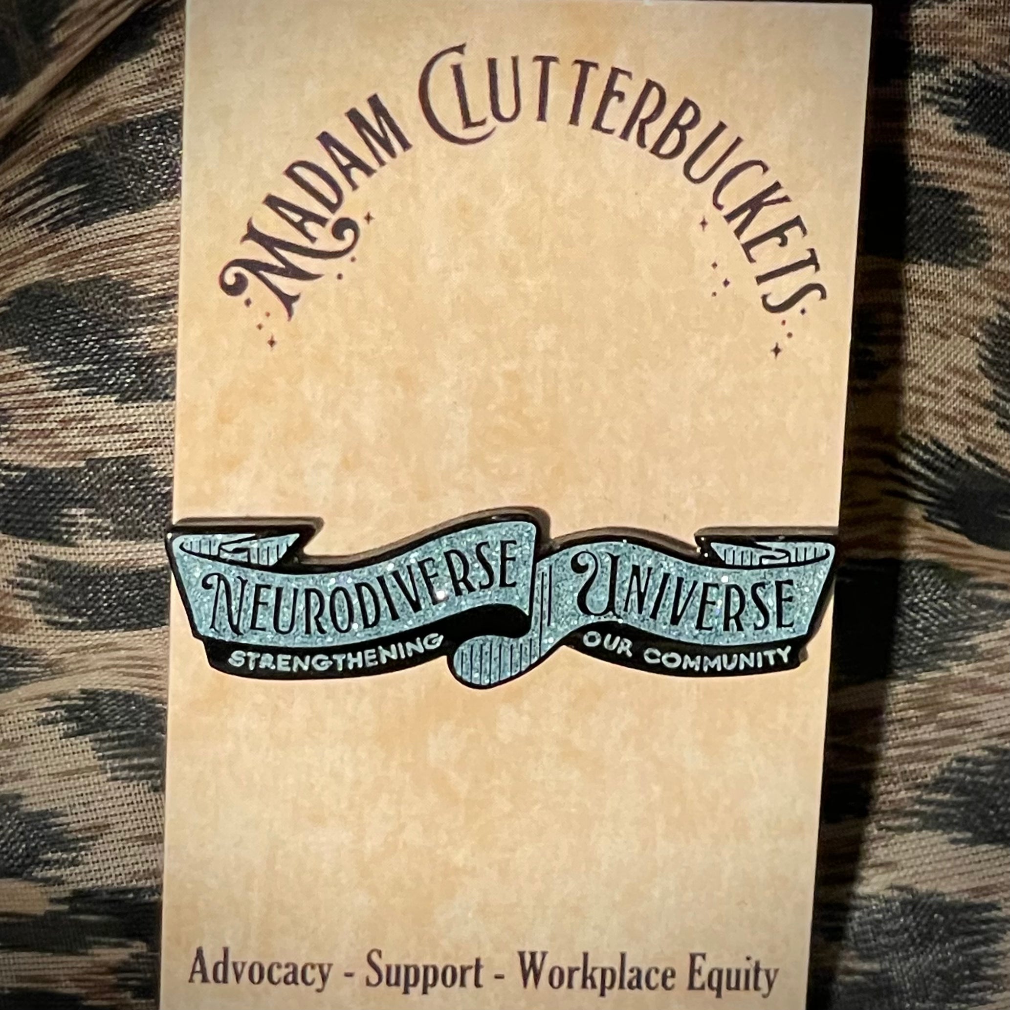 Neurodiverse Universe, Strengthening our Community Enamel Pin