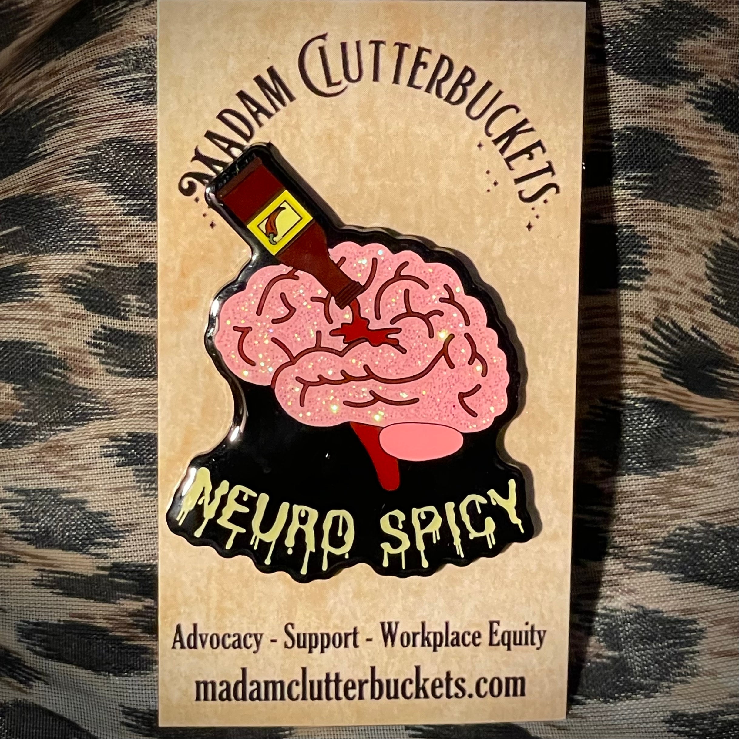 The Future is Neurodiverse Enamel Pin