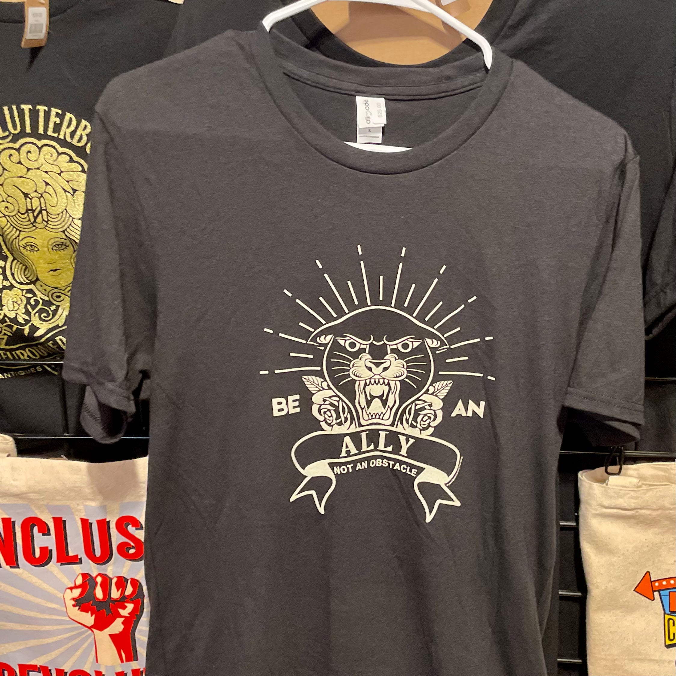 NEW! Be an Ally, Not an Obstacle Unisex Tri-blend Tee Shirt