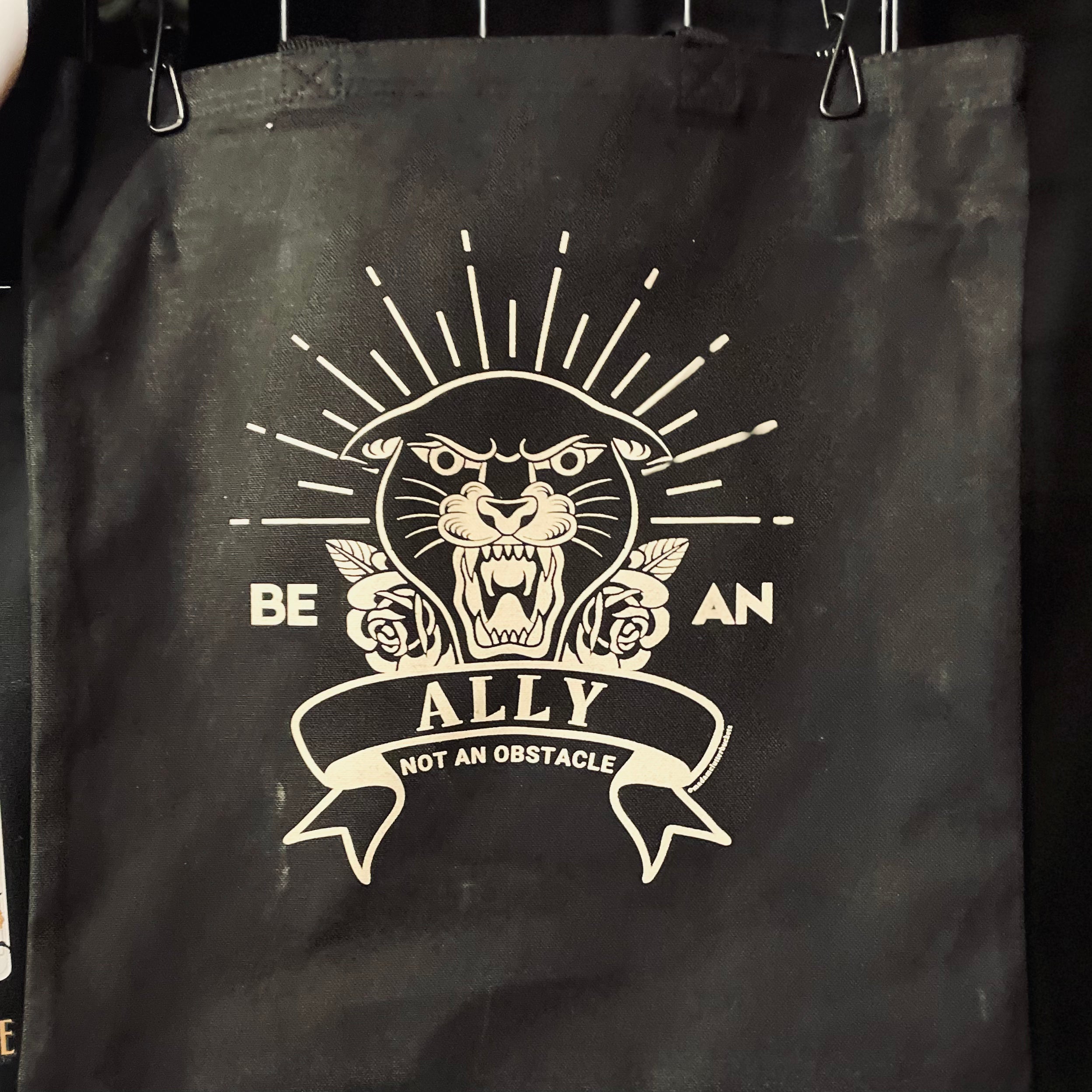 Be an Ally, Not an Obstacle Canvas Tote Bag