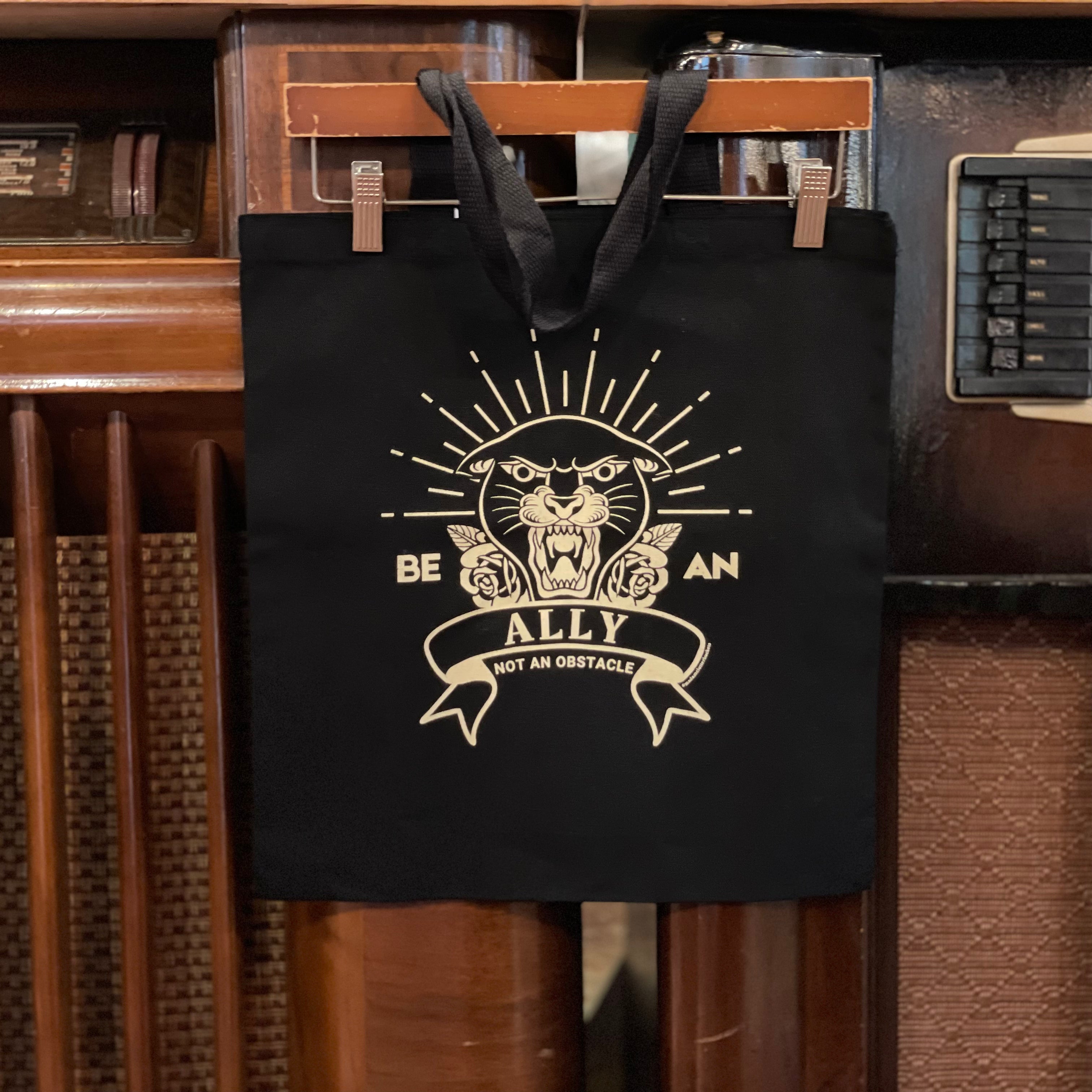 Be an Ally, Not an Obstacle Canvas Tote Bag