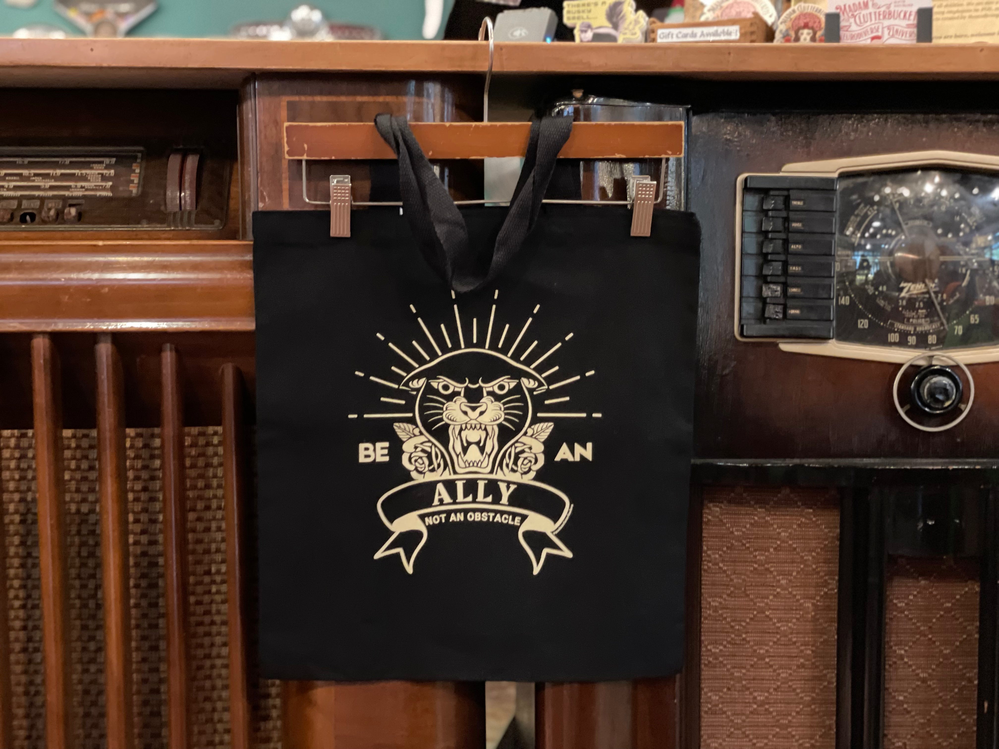 Be an Ally, Not an Obstacle Canvas Tote Bag