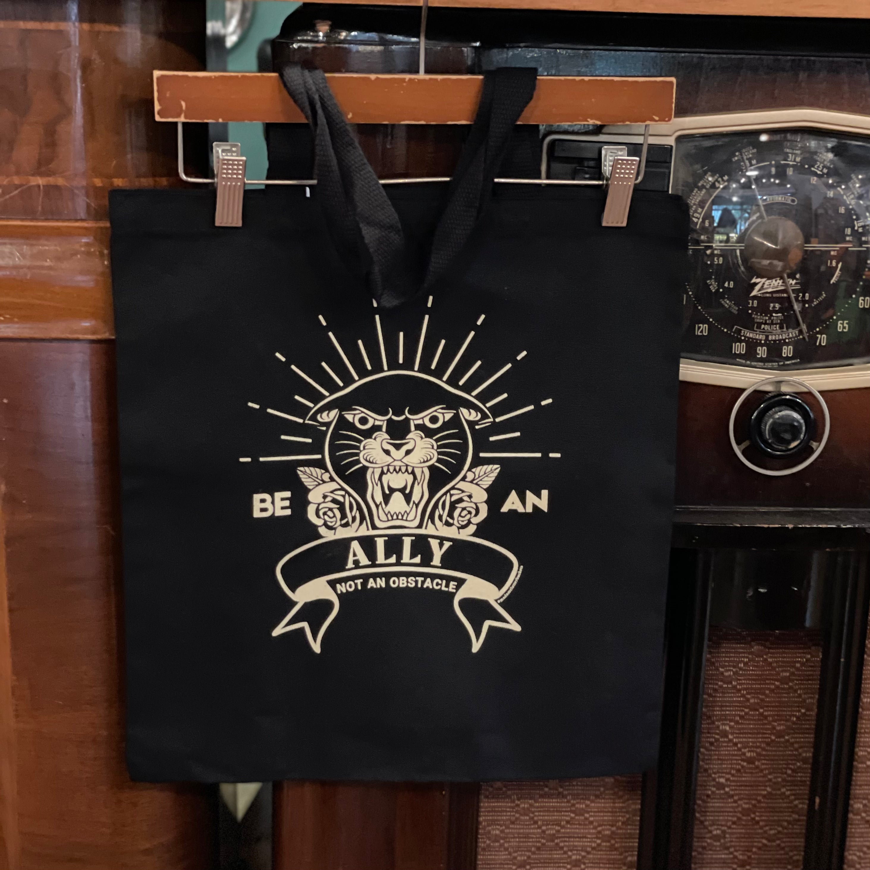 Be an Ally, Not an Obstacle Canvas Tote Bag