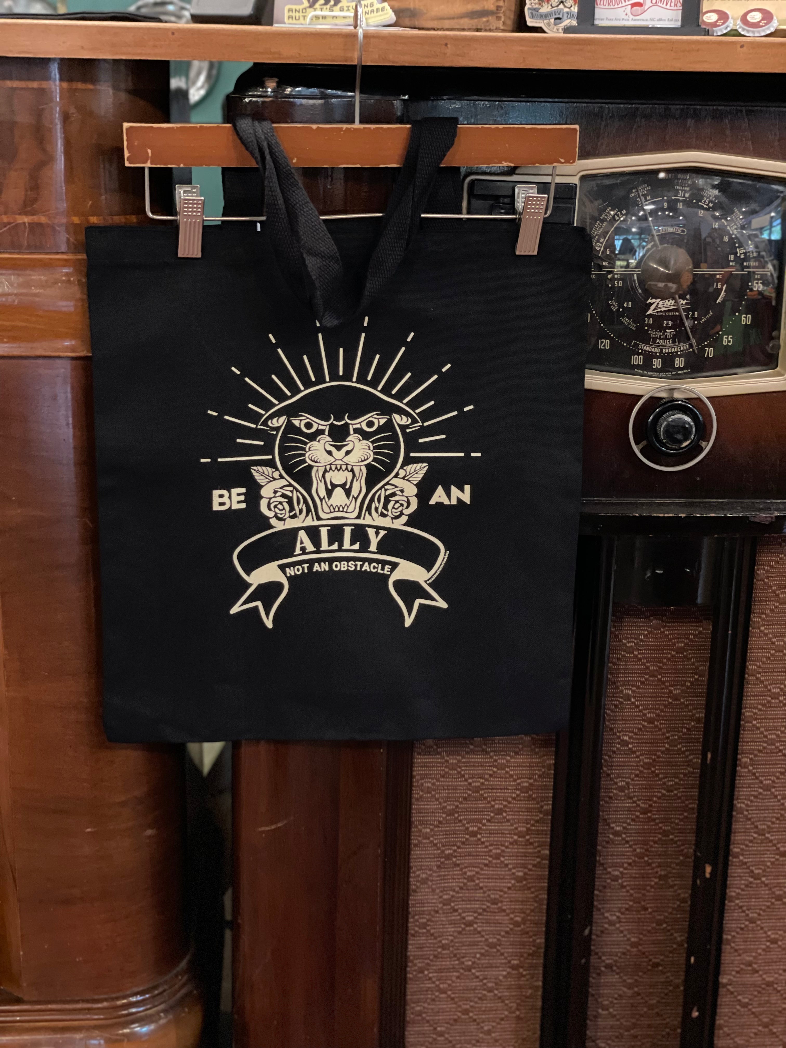 Be an Ally, Not an Obstacle Canvas Tote Bag