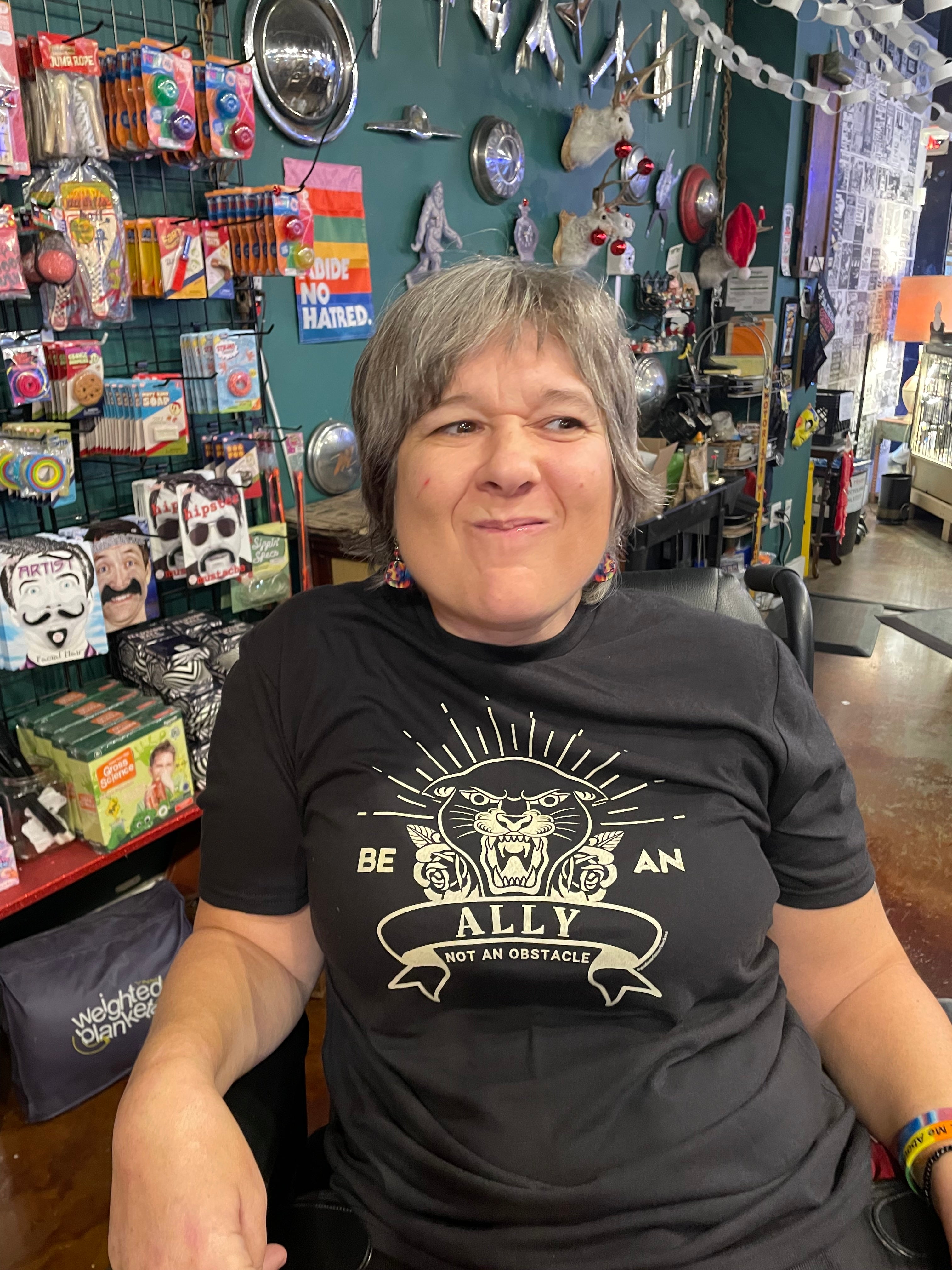 NEW!  Be an Ally, Not an Obstacle Unisex Tri-blend Tee Shirt