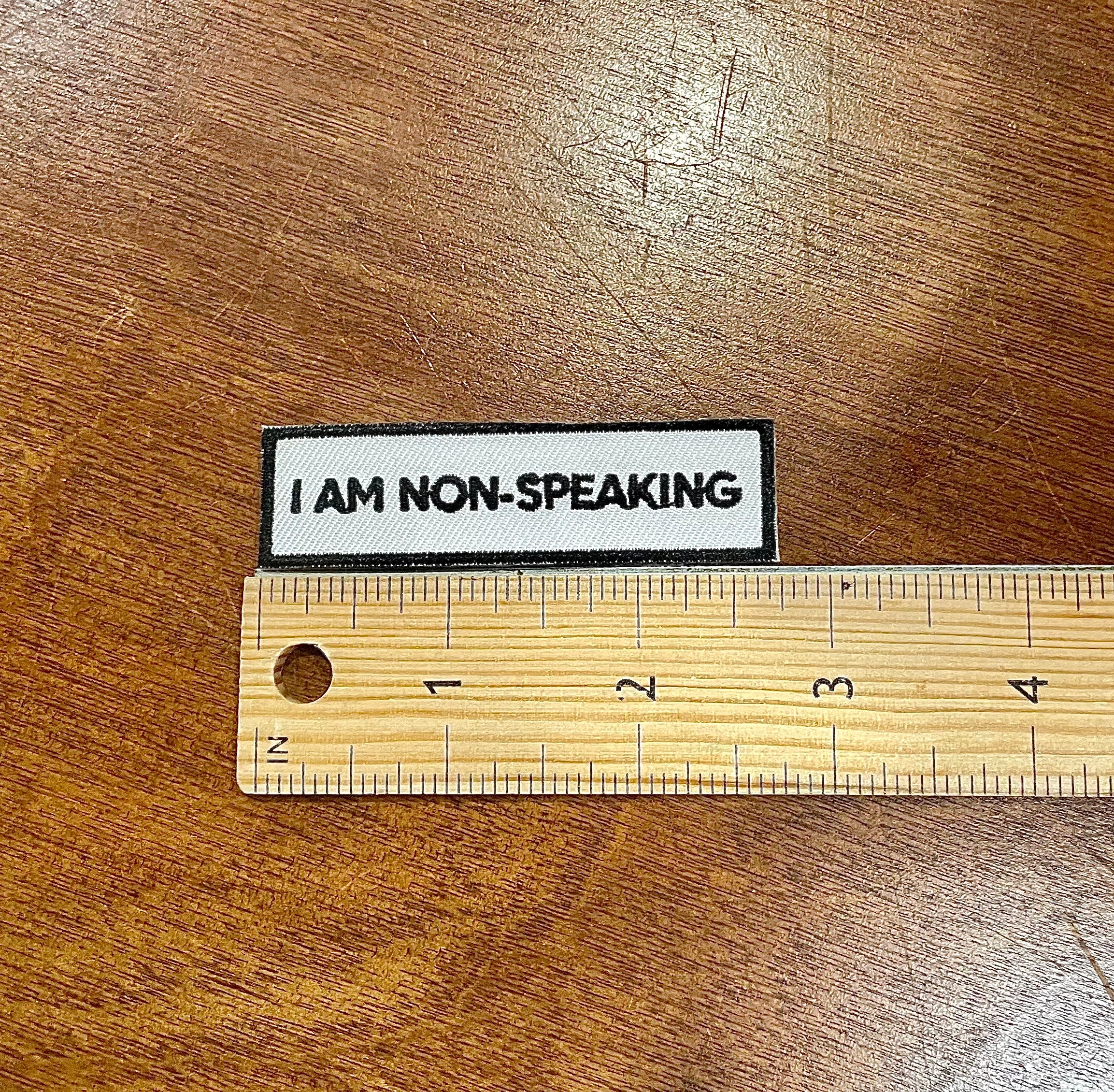 I am Non-Speaking Patch
