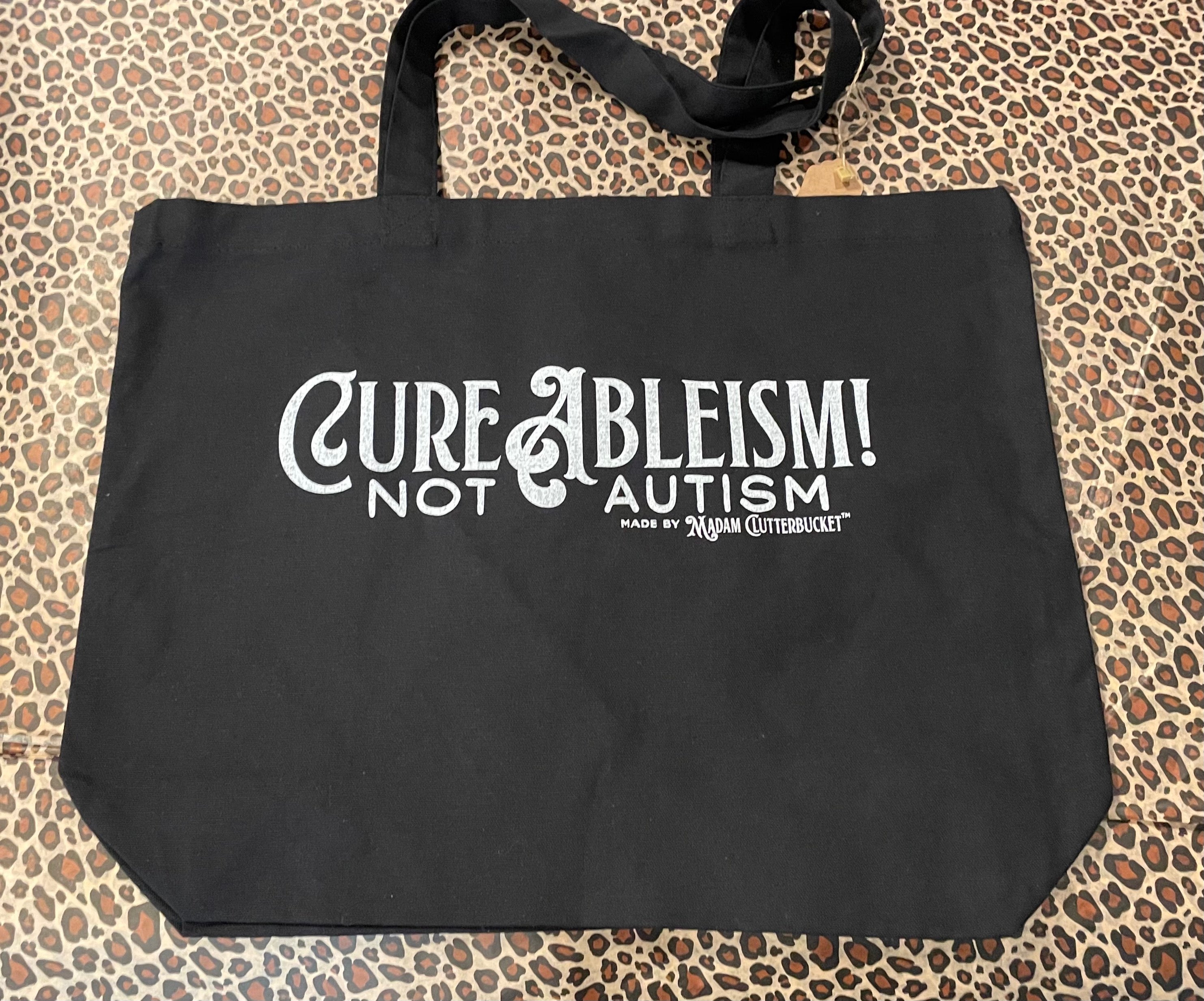 Cure Ableism Tote Bags!