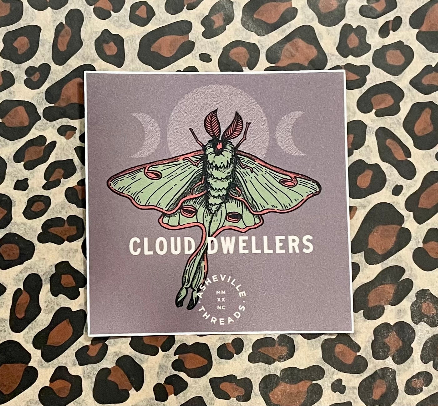 Cloud Dweller Luna Moth Sticker