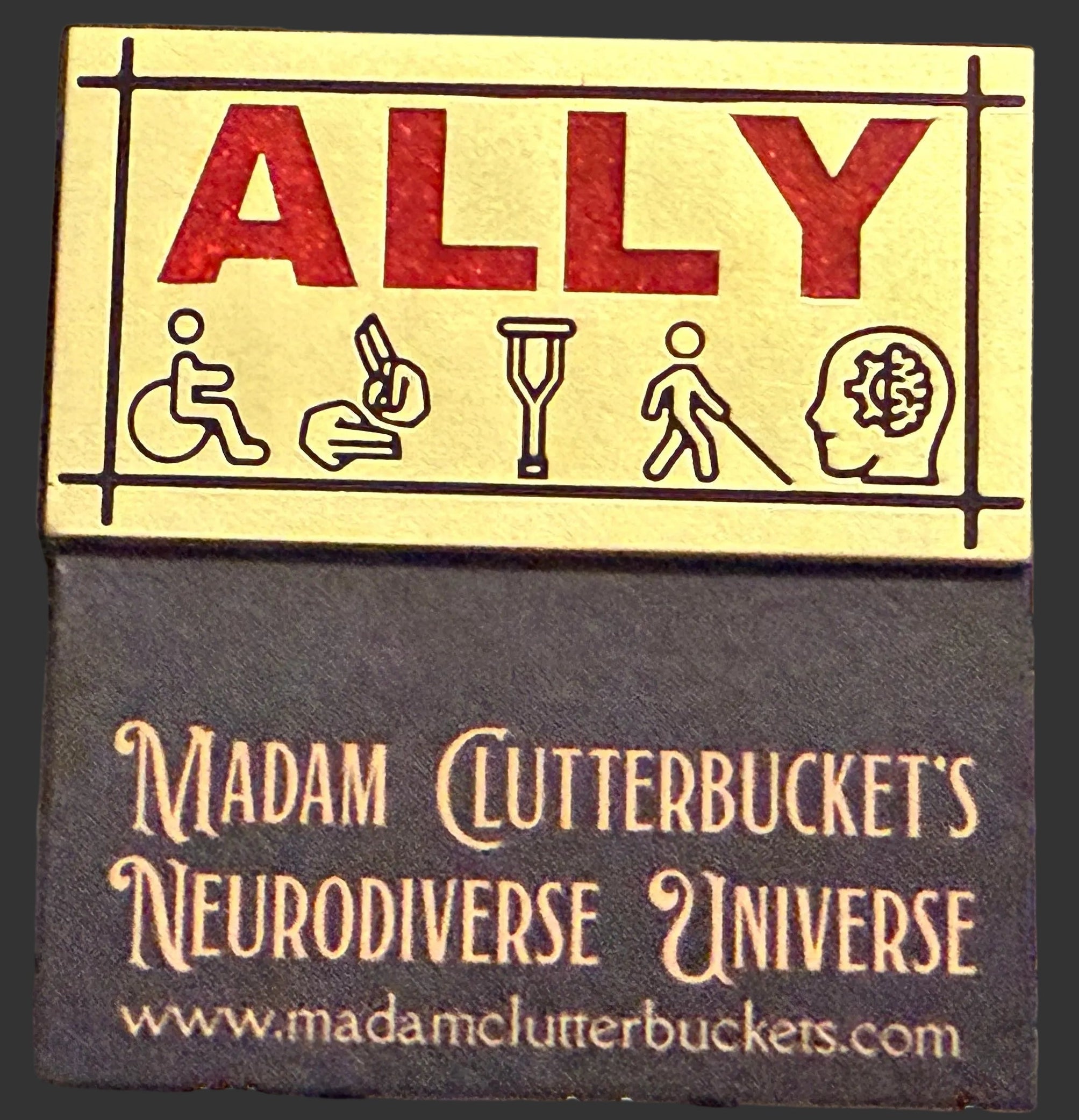 Disability Ally Enamel Pin