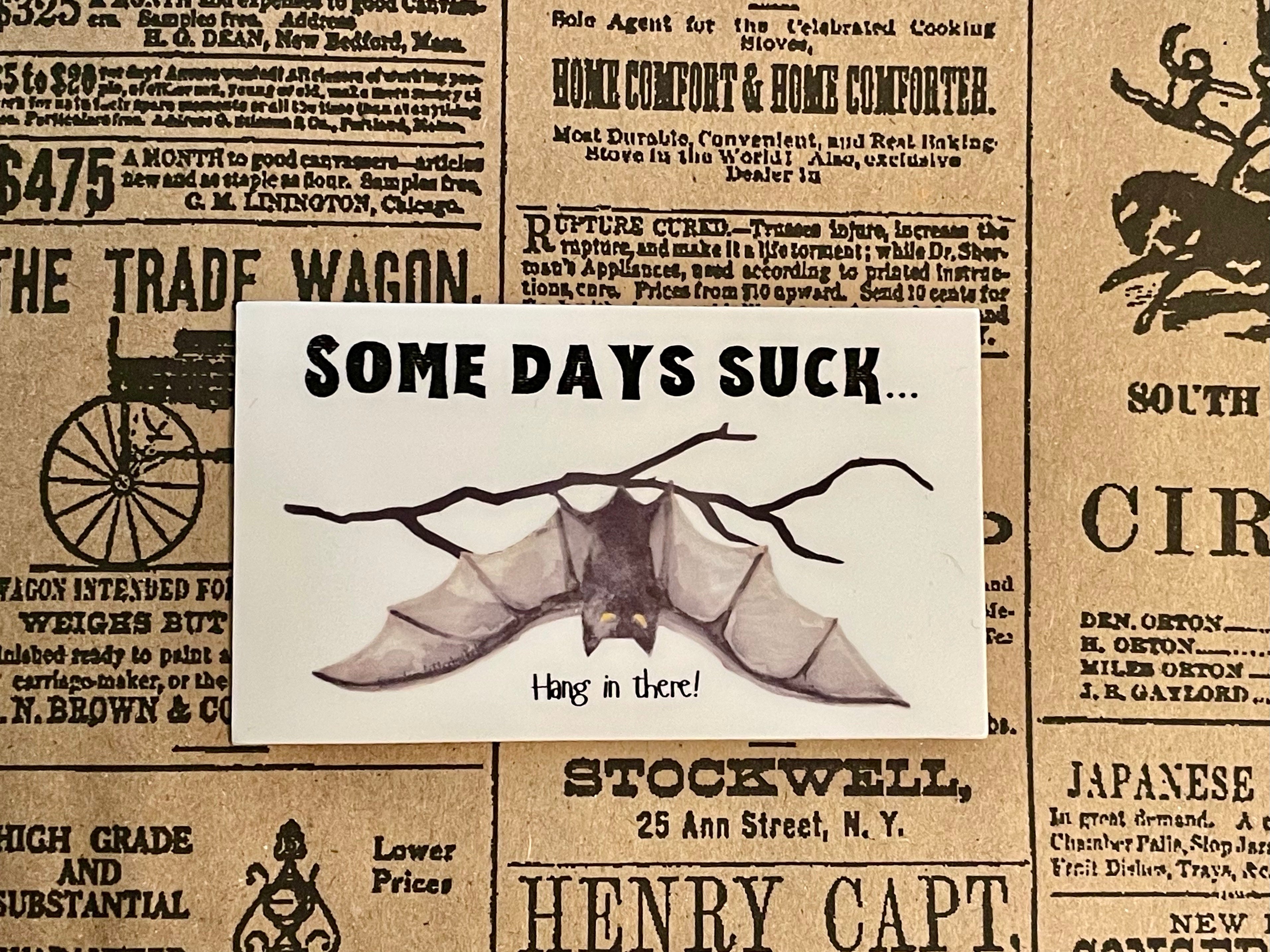 Some Days Suck, Hang in There Sticker