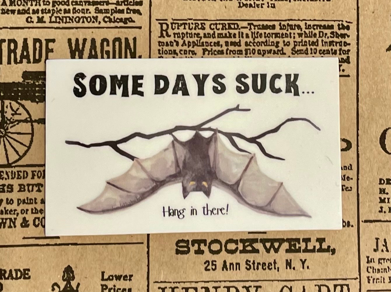 Some Days Suck, Hang in There Sticker