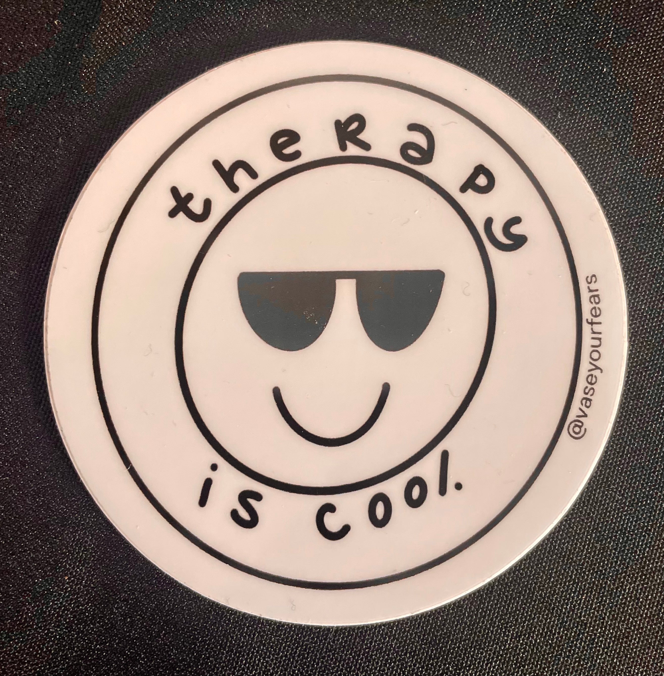 Therapy is Cool Sticker