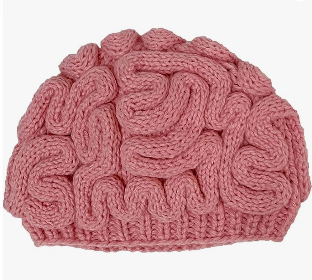 Pink Brain Hat