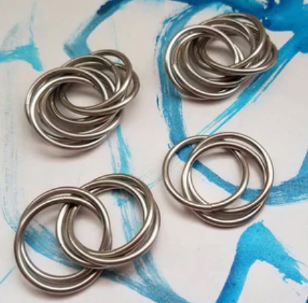 Fidget Spin Möbii® Ring: Loose Ring - Size 8
