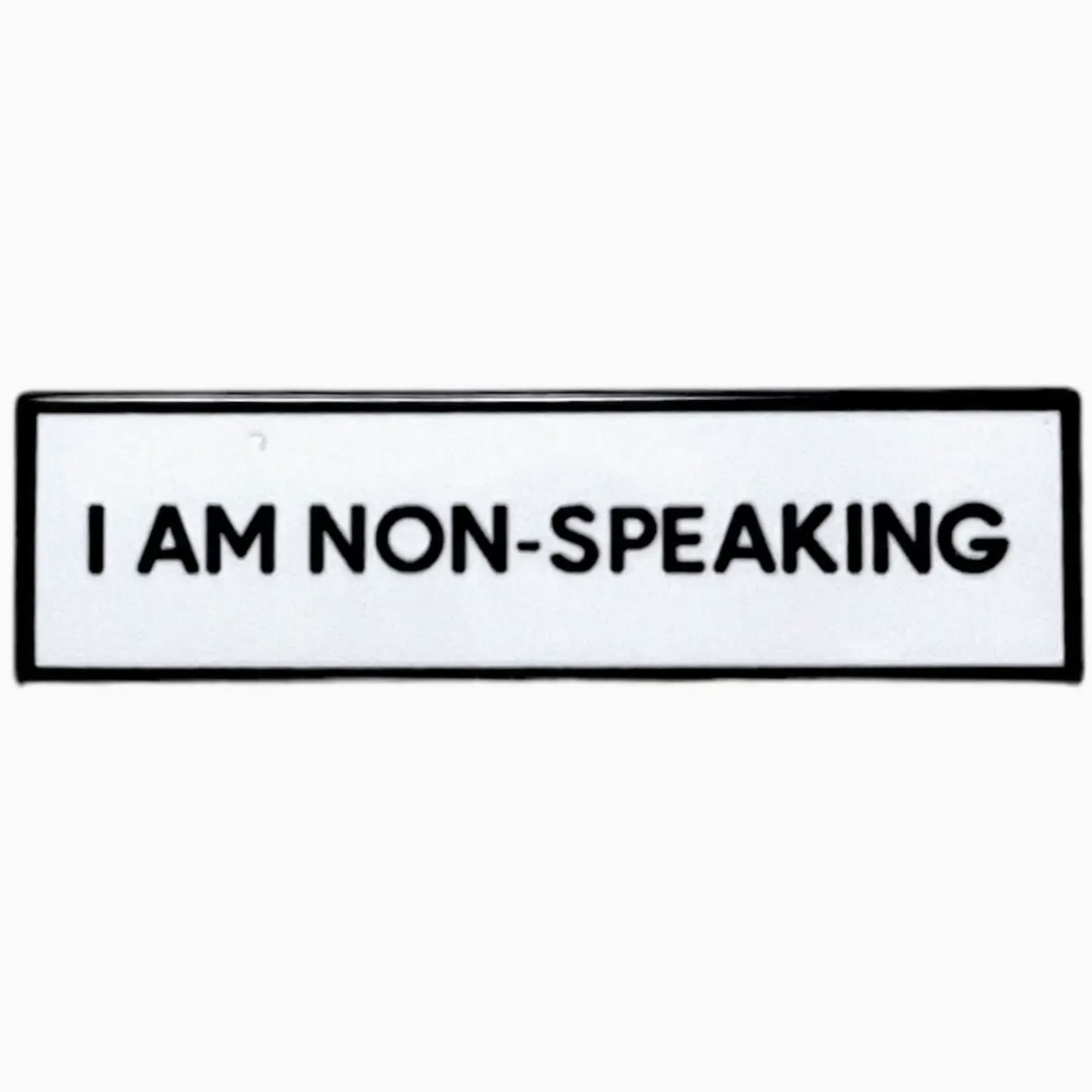 I am Non-Speaking Patch