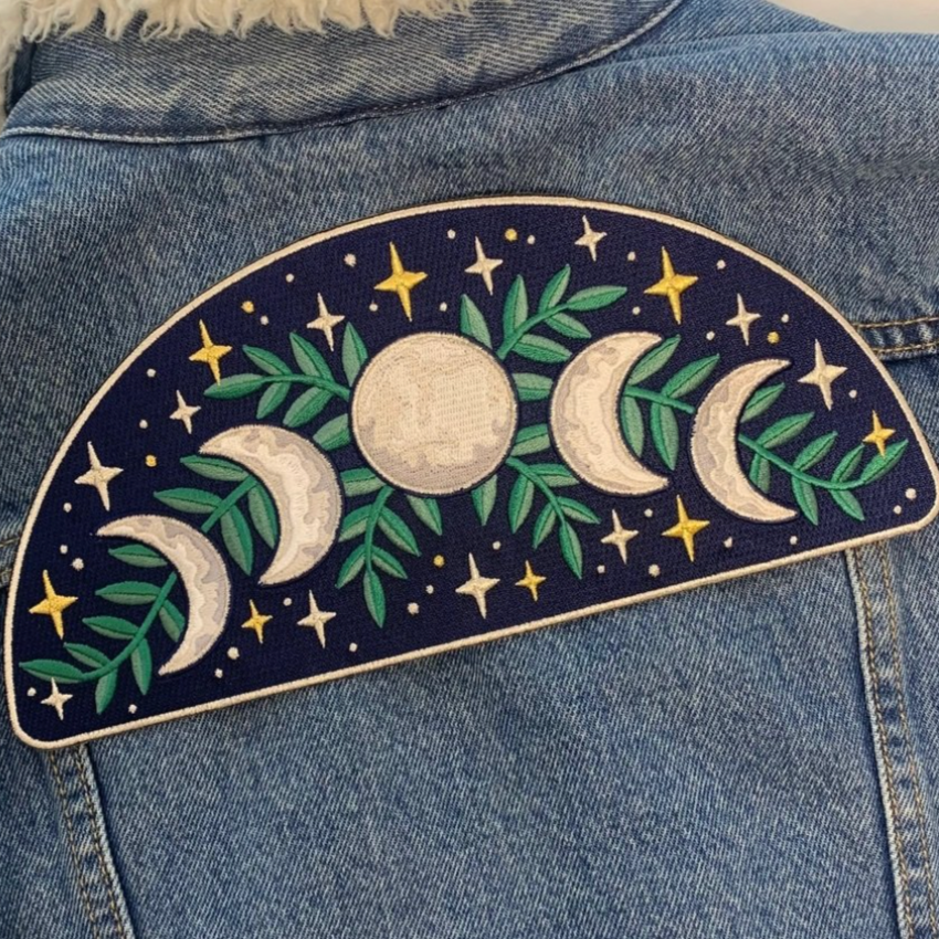 Moon Phases Arc XL Back Patch