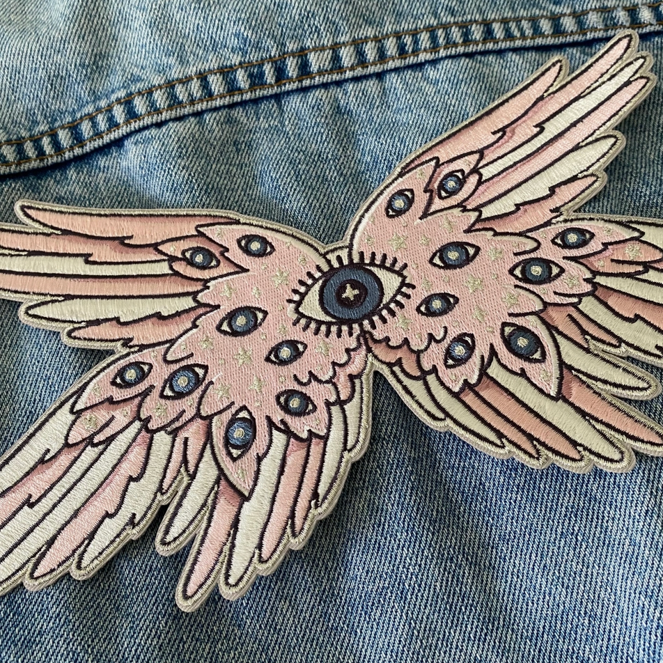 Biblically Accurate Angel Wing Back Patch