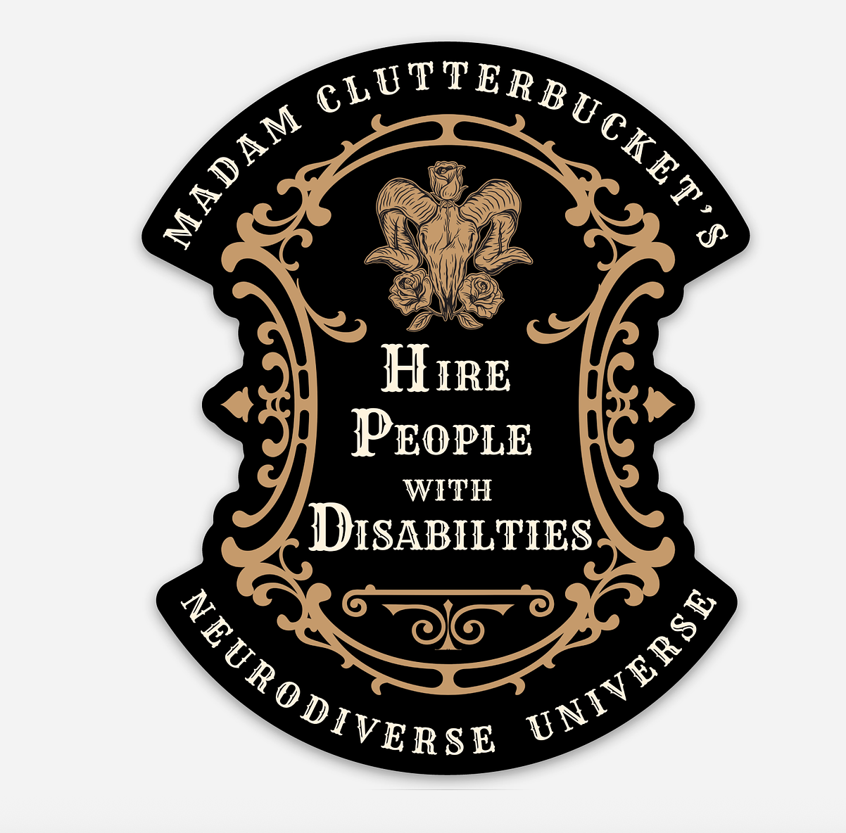 Hire People with Disabilities! Sticker