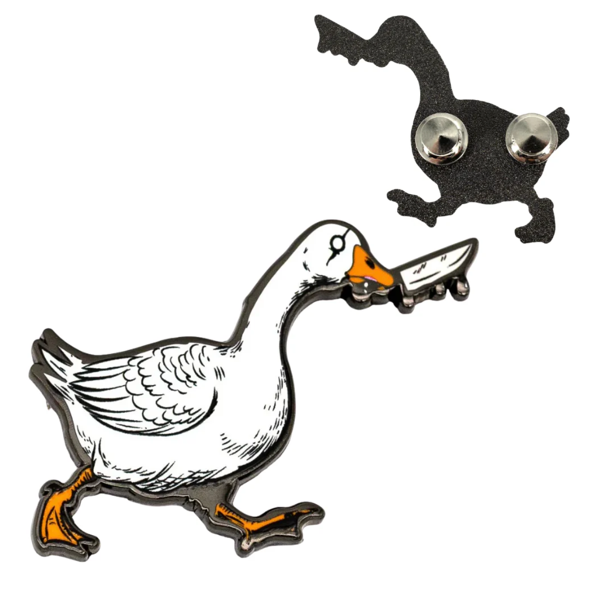 Not-So-Silly Goose Hard Enamel Pin