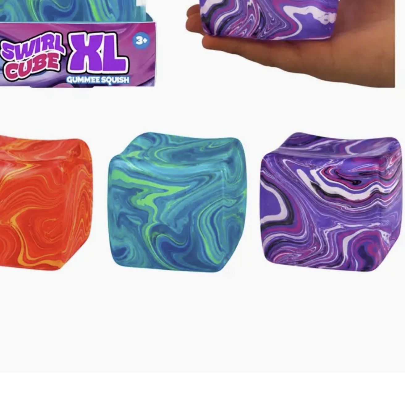Swirl Cube Gummee Squish - Assorted Colors