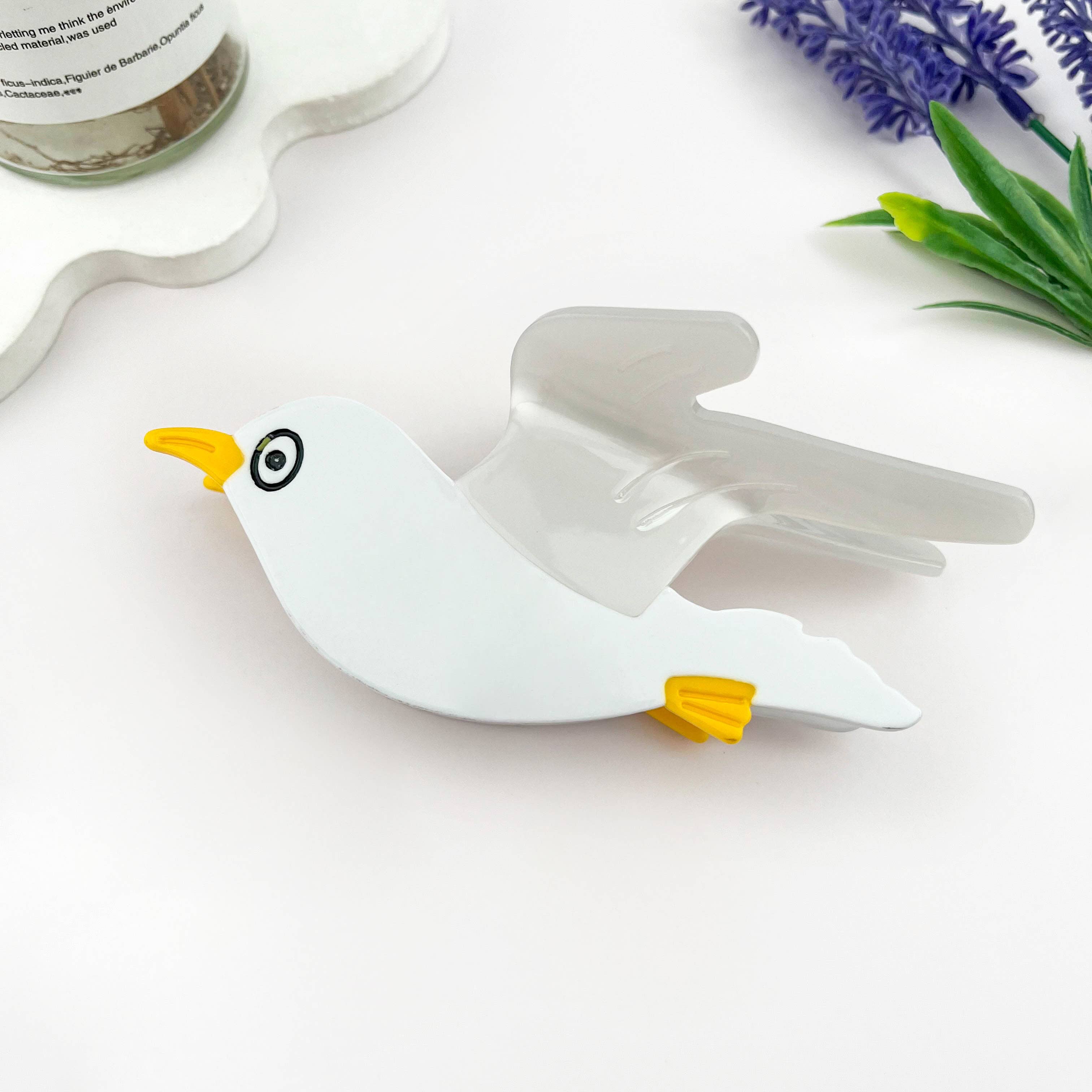 Pigeon Acetate Hair Claw Clip