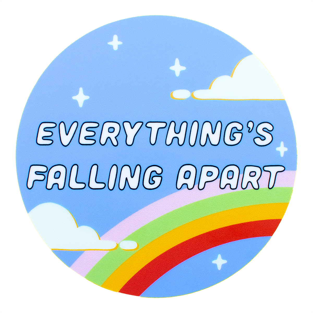 Everything's Falling Apart Sticker | Madam Clutterbucket's Neurodiverse ...