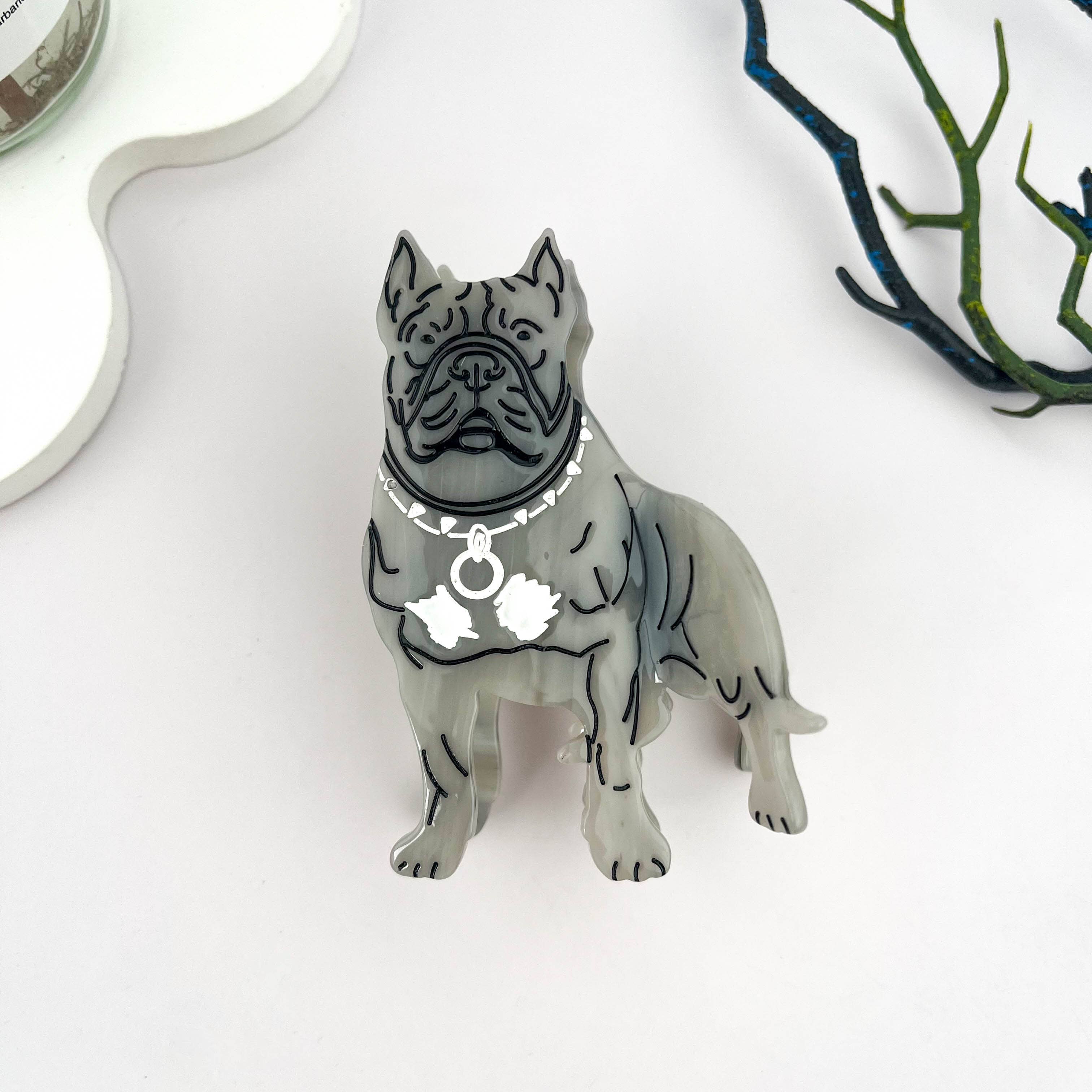 Creative Cool Dog Pack Acetate Hair Claw Clip
