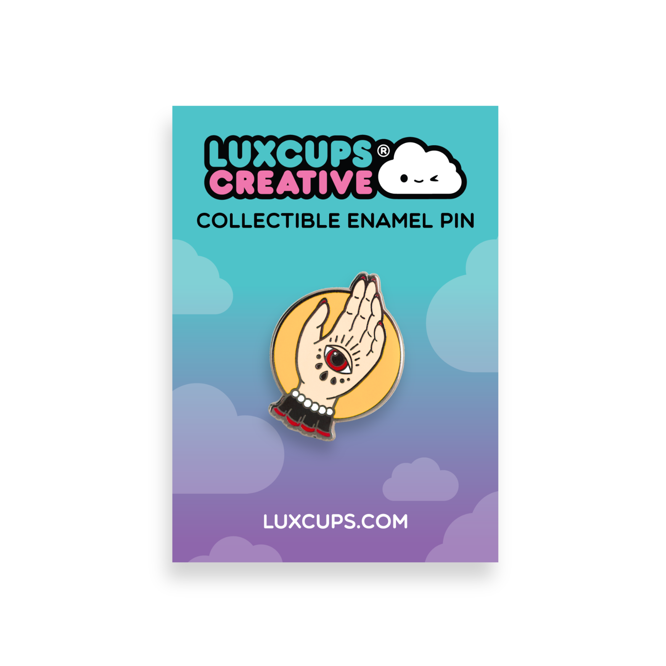 Mystic Hand Hard Enamel Lapel Pin