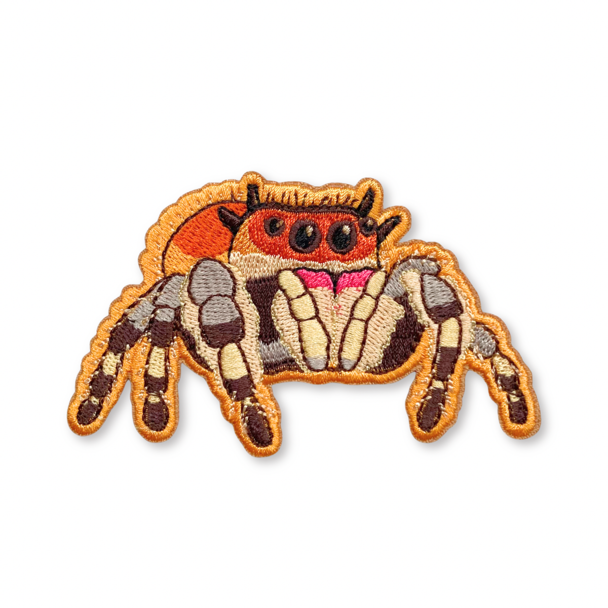 Regal Jumping Spider Embroidered Patch | Madam Clutterbucket's ...