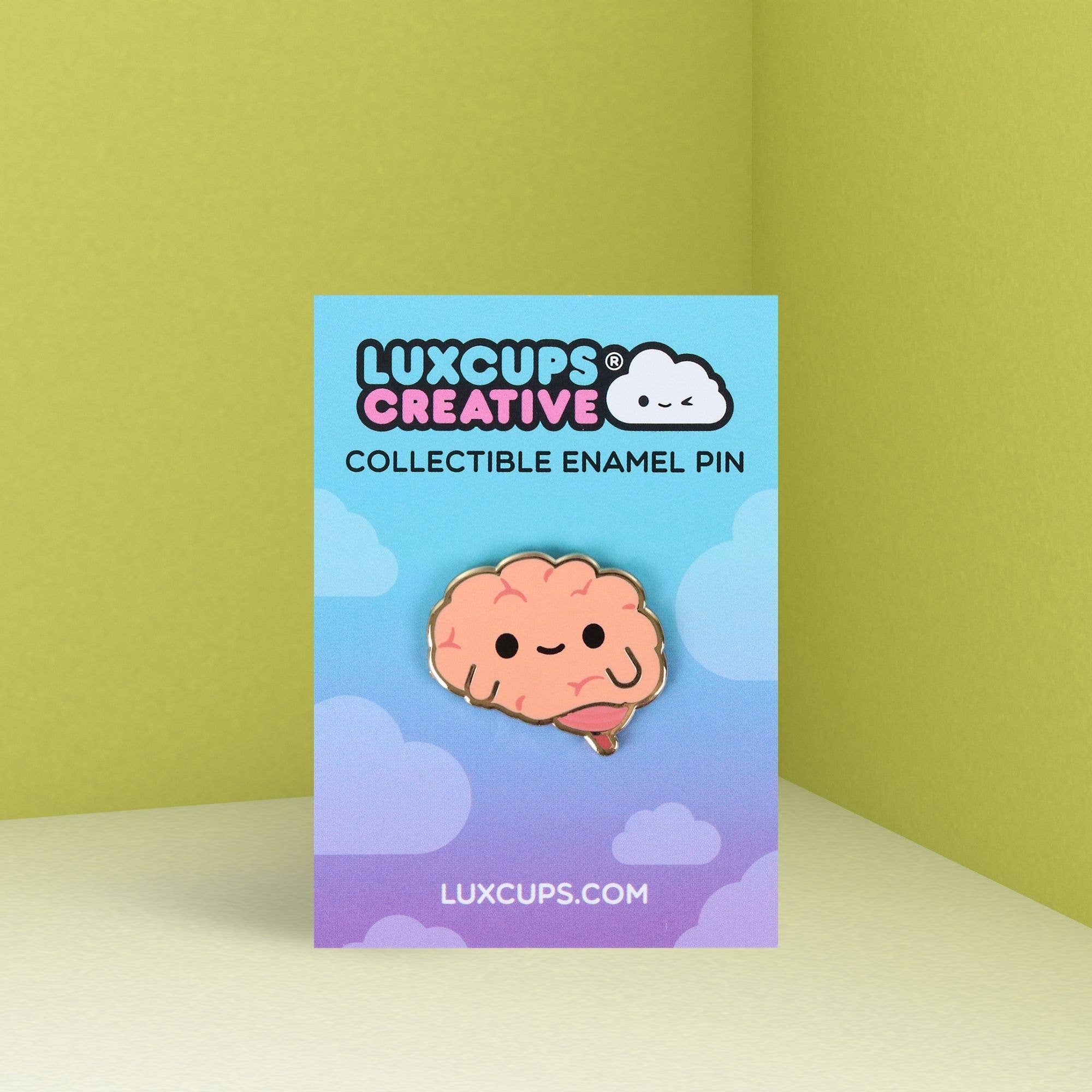 Big Brain Hard Enamel Pin