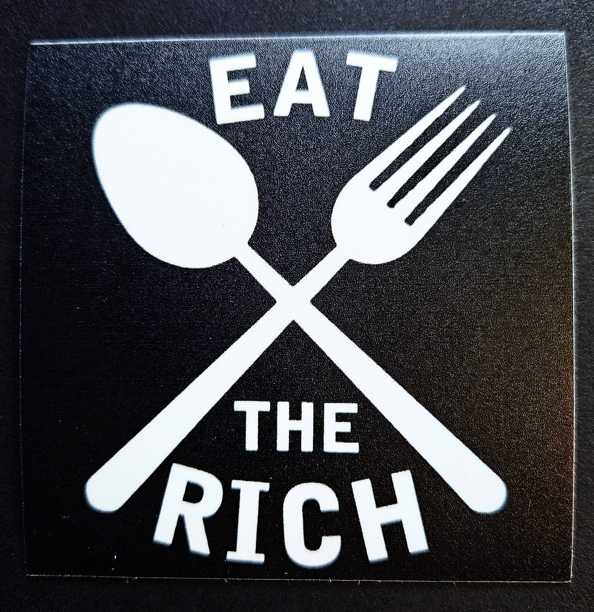 Eat the Rich 3inch Vinyl Sticker