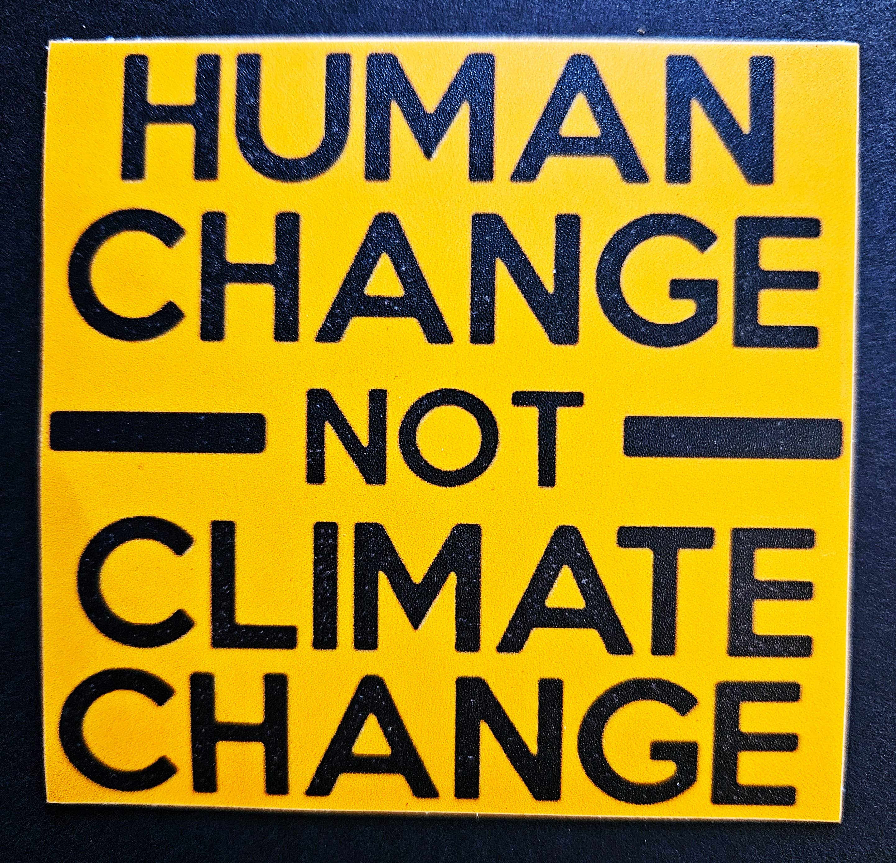 Human Change 3" Vinyl Sticker