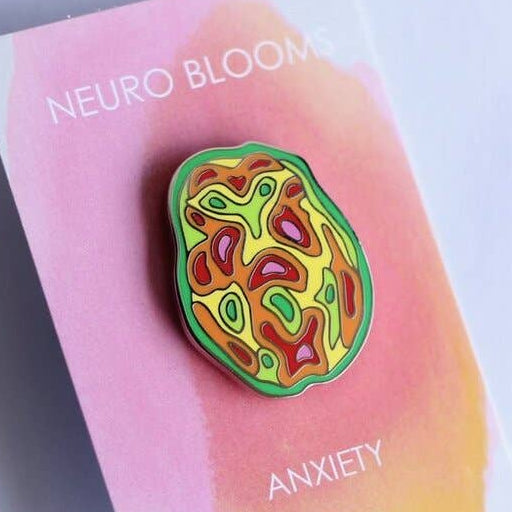 Anxiety Enamel Pins