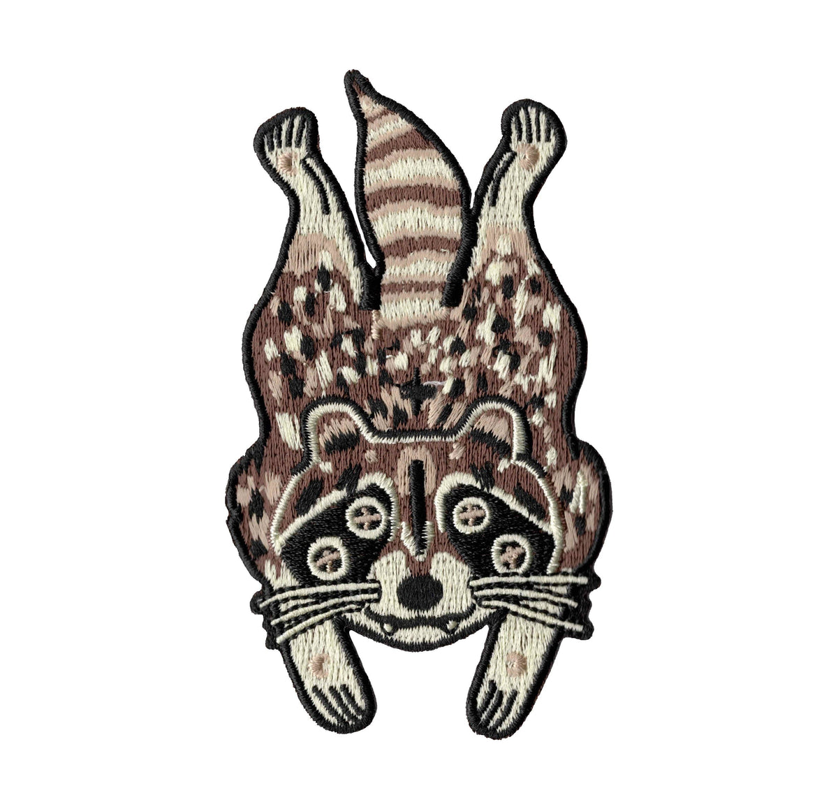Flat Raccoon Patch | Madam Clutterbucket's Neurodiverse Universe