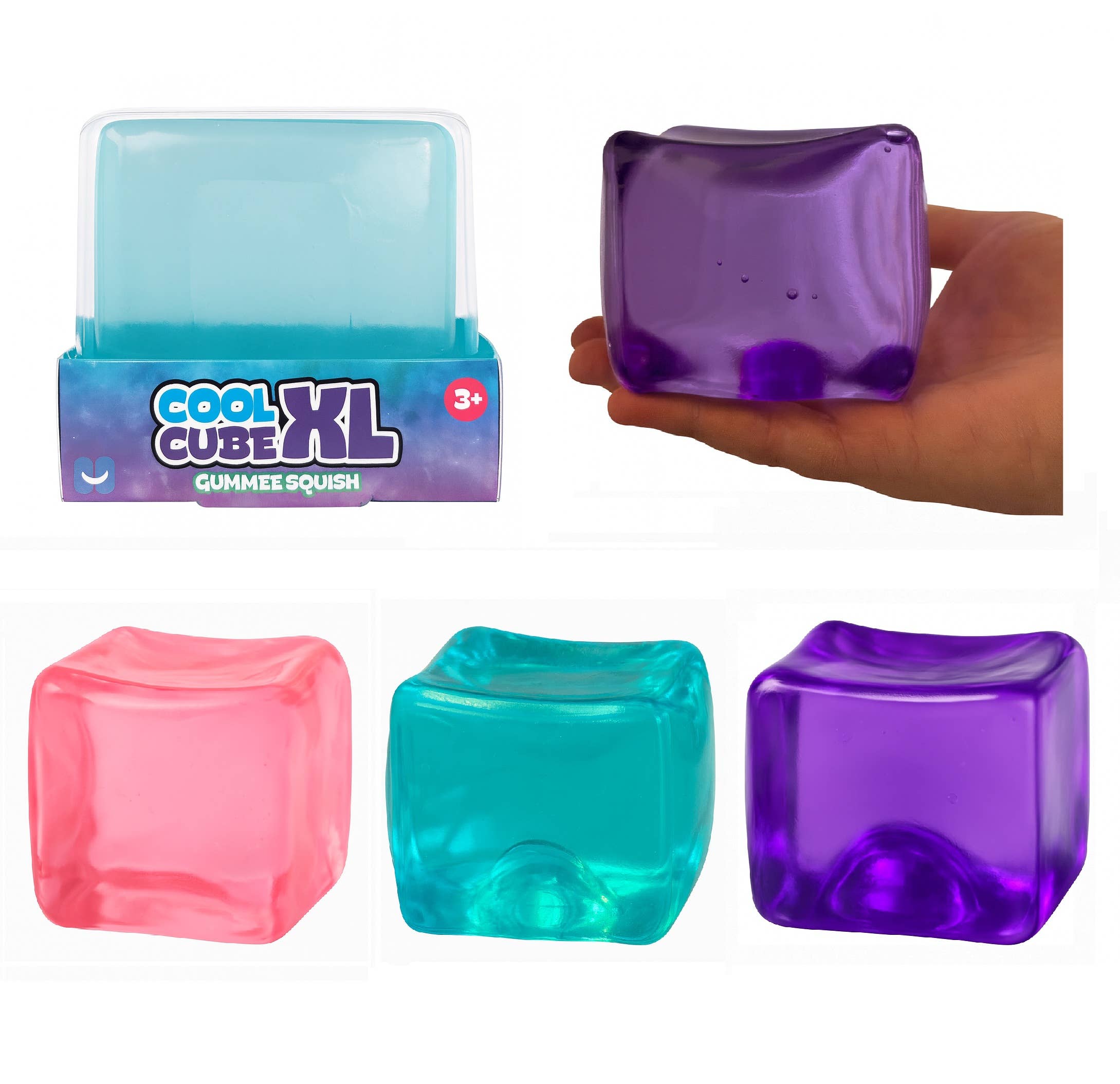 Jumbo Cool Cube XL Gummee Squish - Assorted Colors