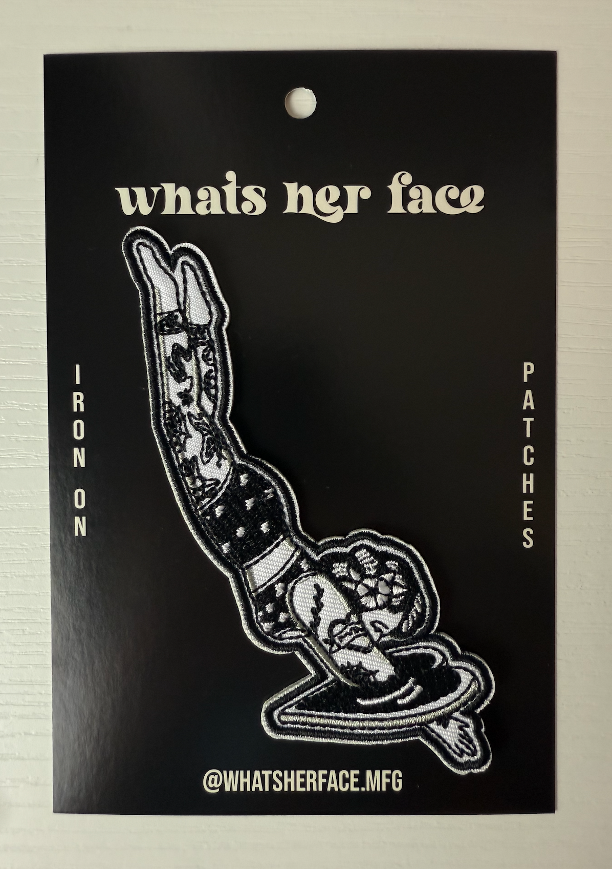 Diver Girl - Embroidered Iron-On Patch