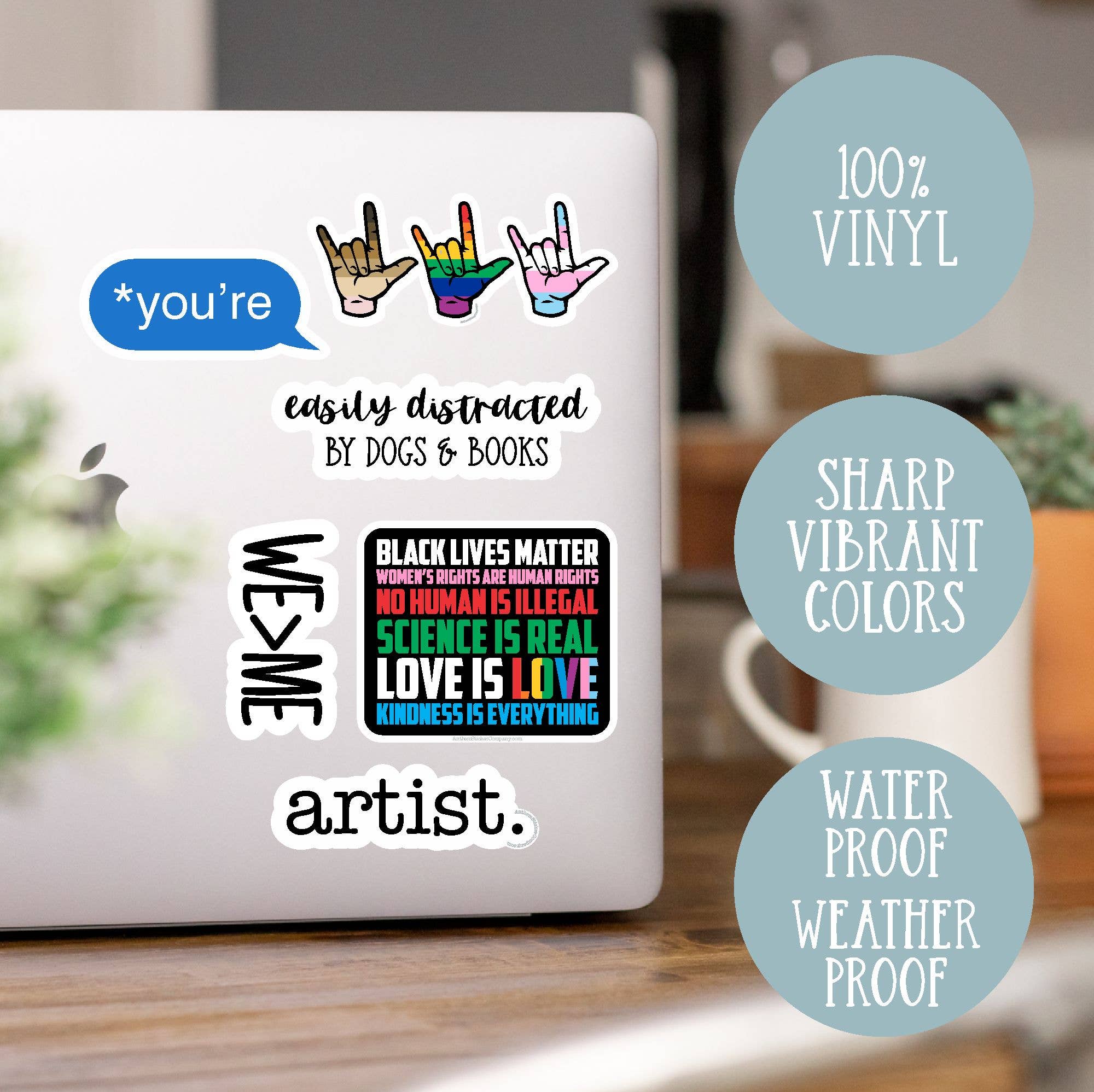 Safe space ally vinyl sticker