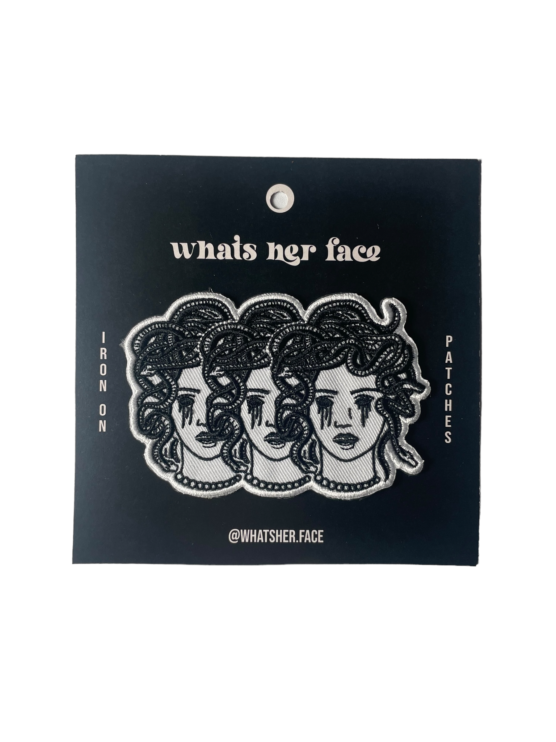 Medusa Ladies - Embroidered Iron-On Patch