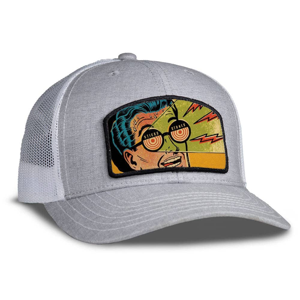 X Ray Vision Trucker Hat: Black