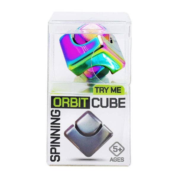 Spinning Metal Orbit Cube Fidget Toy