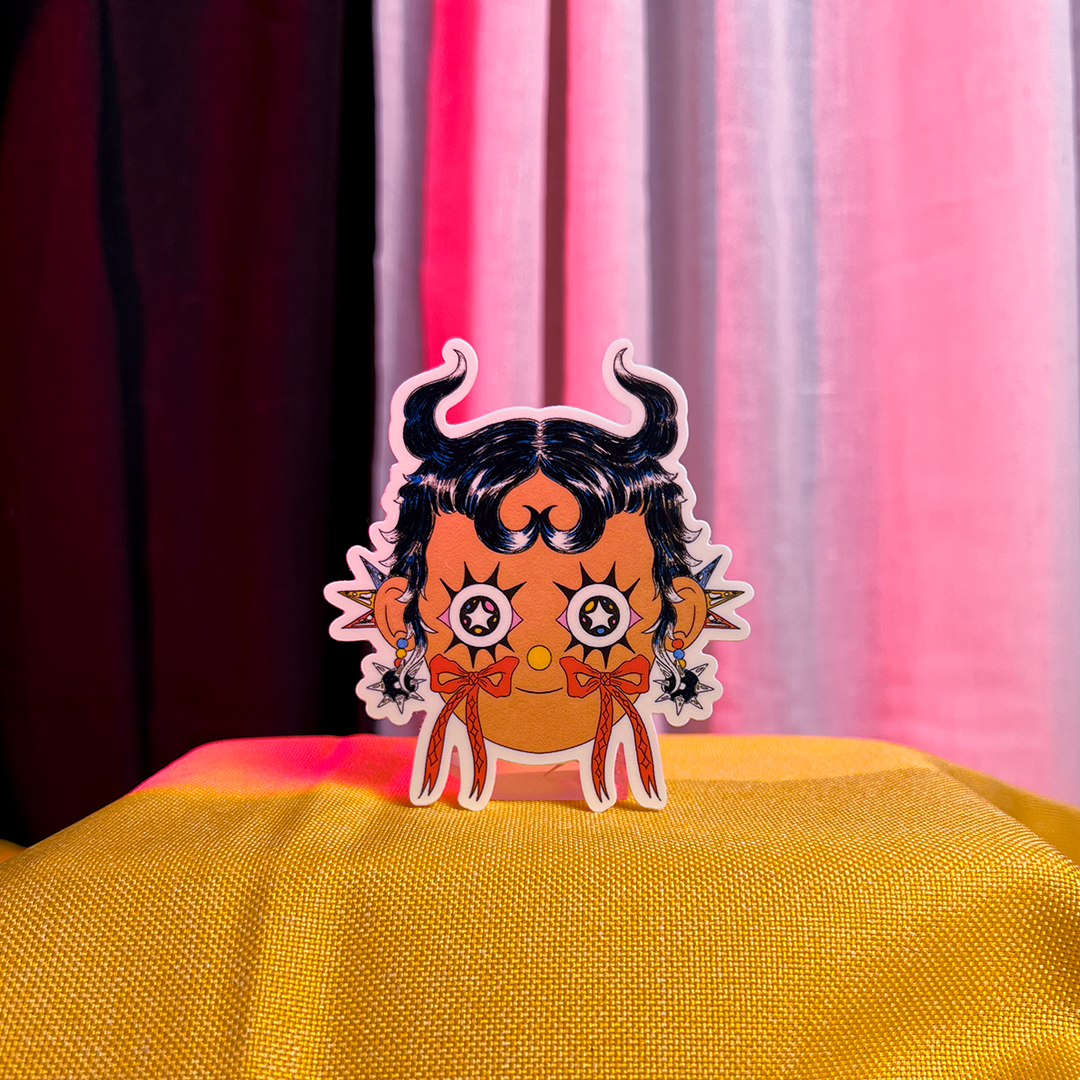 Spiked Baby Sticker