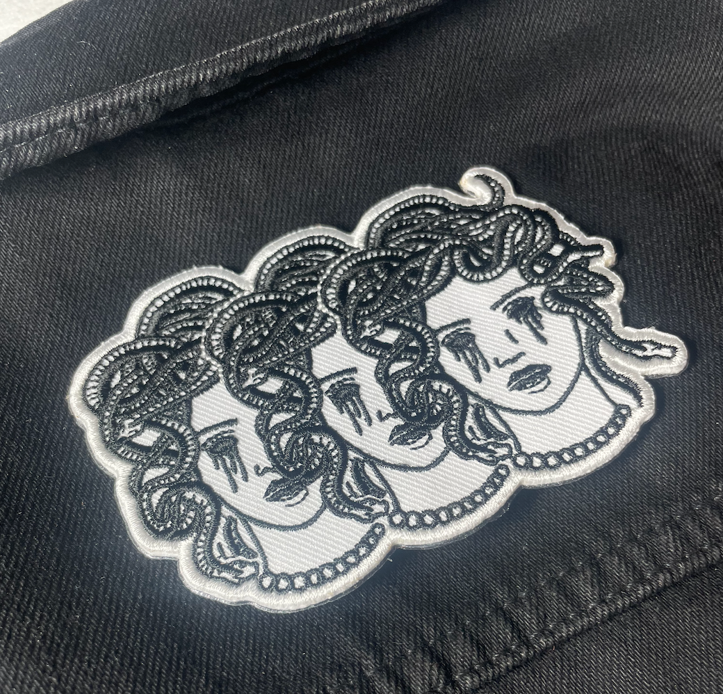 Medusa Ladies - Embroidered Iron-On Patch