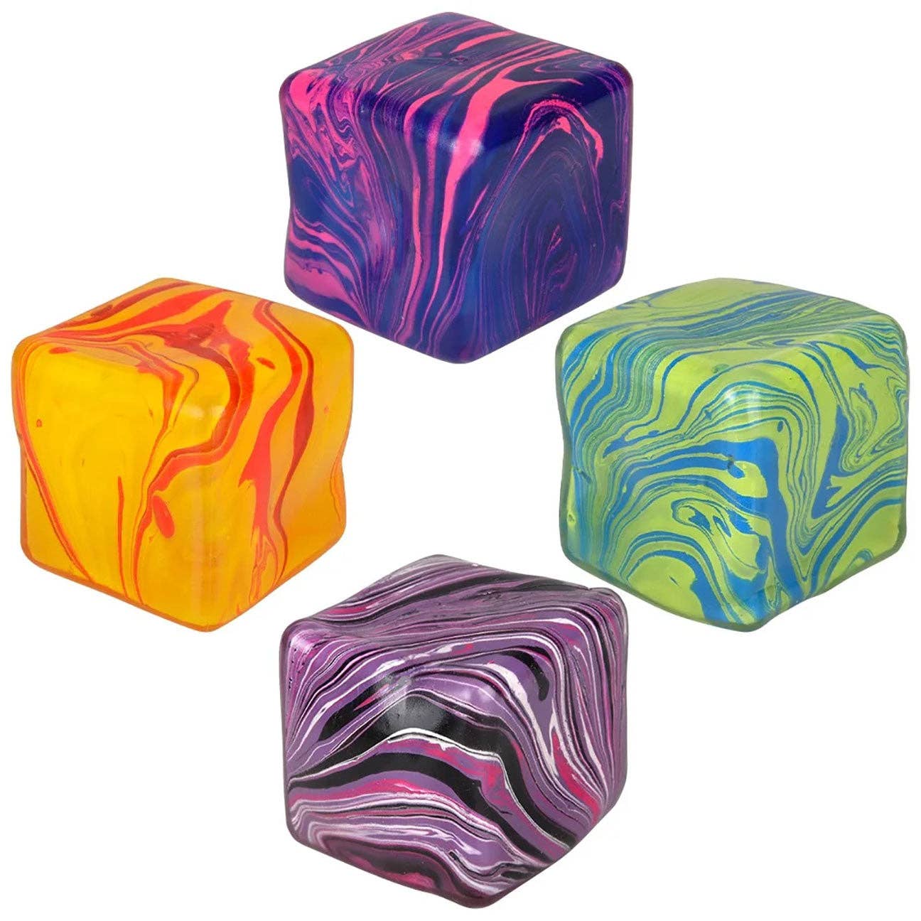 1 Swirl Marbled Sugar Ice Cube Ball - Thick Glue/Gel Syrup