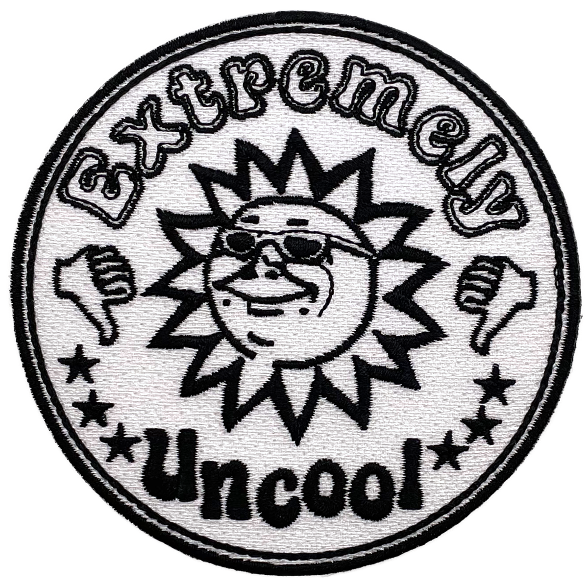 “Extremely Uncool” Patch | Madam Clutterbucket's Neurodiverse Universe